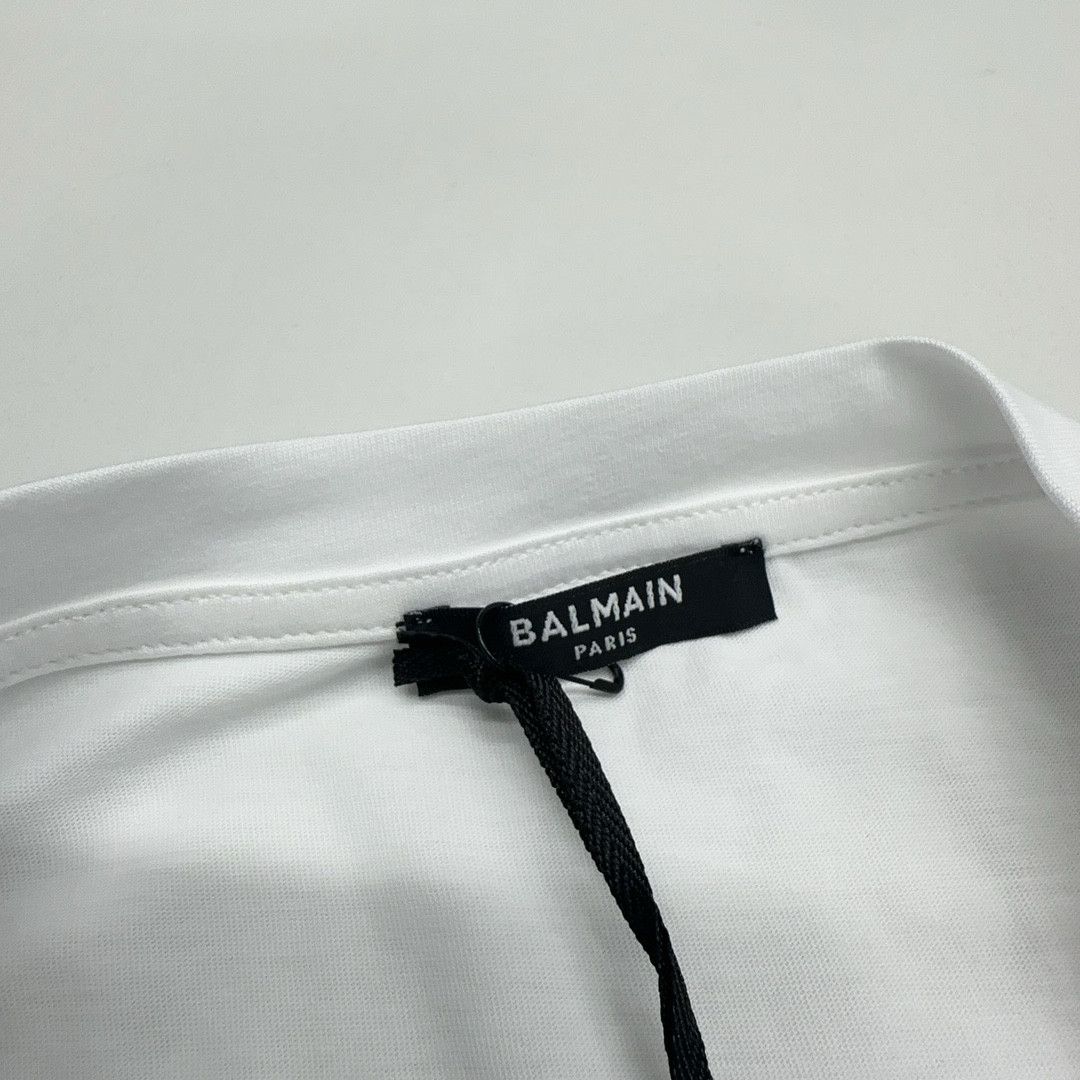 Balmain Balmain Logo T-Shirt Size XL Size US XL / EU 56 / 4 - 5 Thumbnail