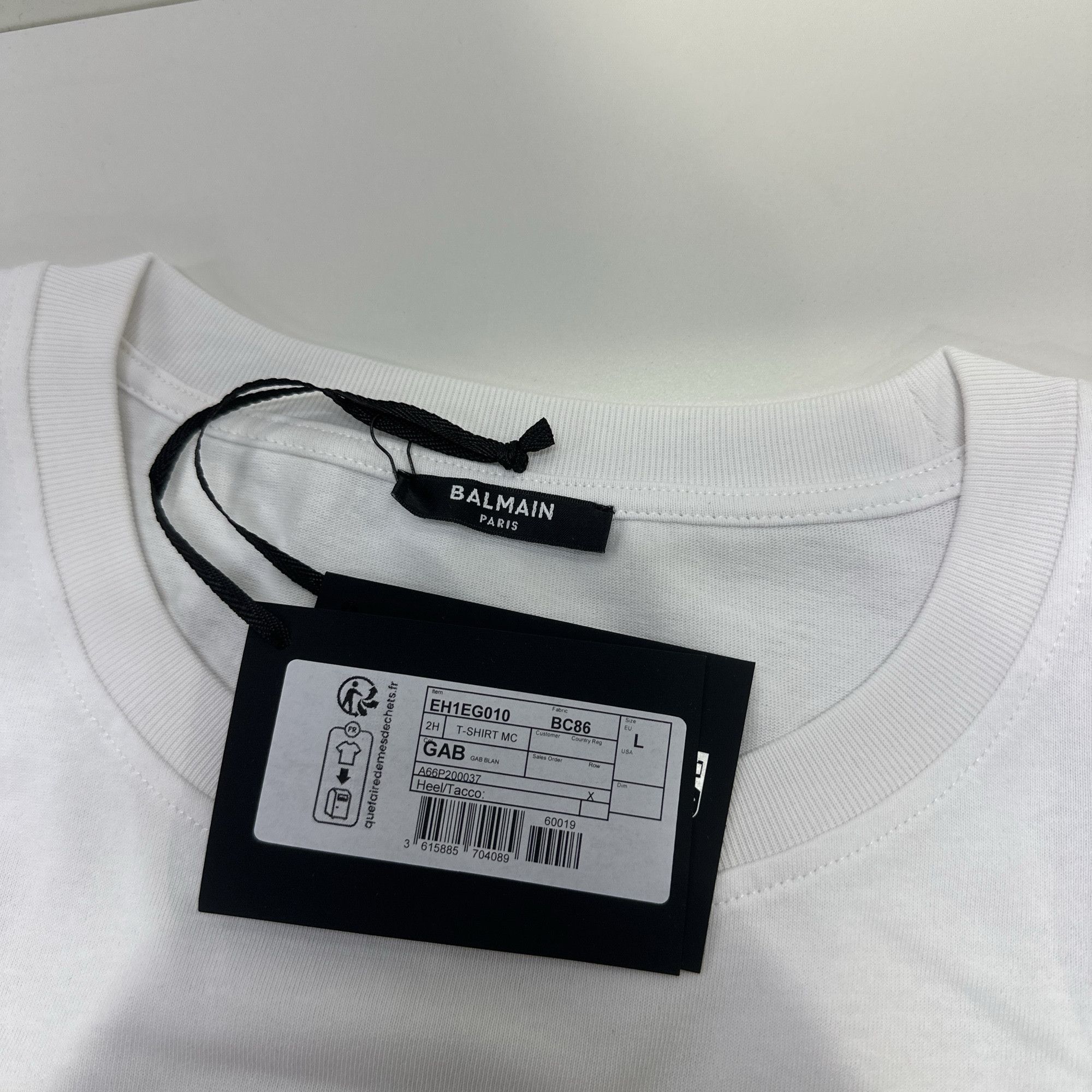 Balmain Balmain Script Logo T-Shirt Size L Size US L / EU 52-54 / 3 - 3 Thumbnail