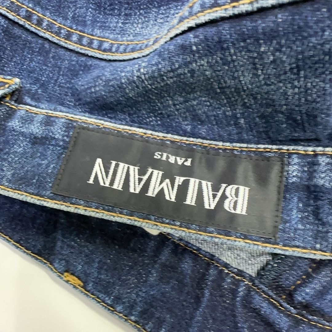 Balmain Balmain Biker Denim Jeans Size 31 Size US 31 - 6 Thumbnail