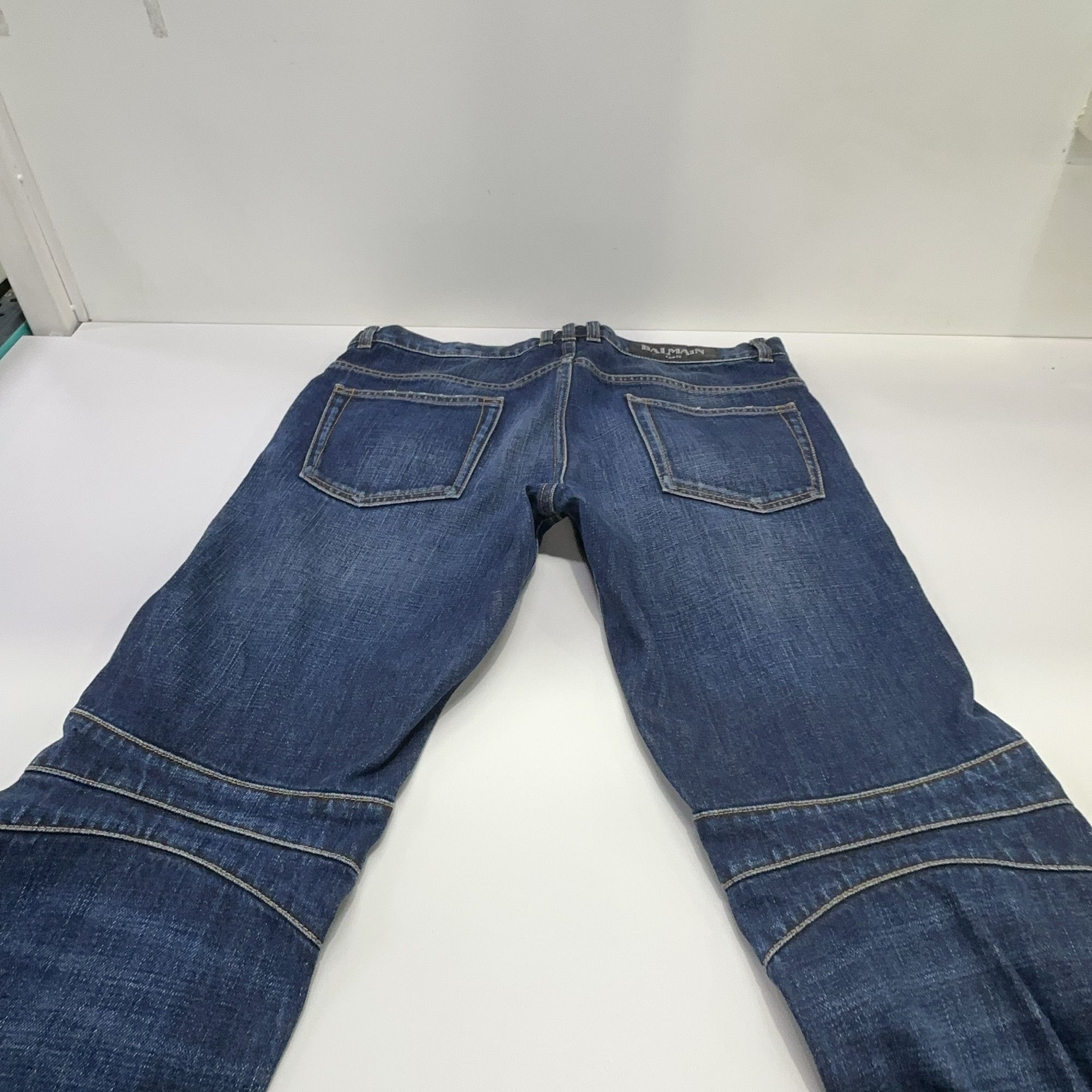 Balmain Balmain Biker Denim Jeans Size 31 Size US 31 - 11 Thumbnail
