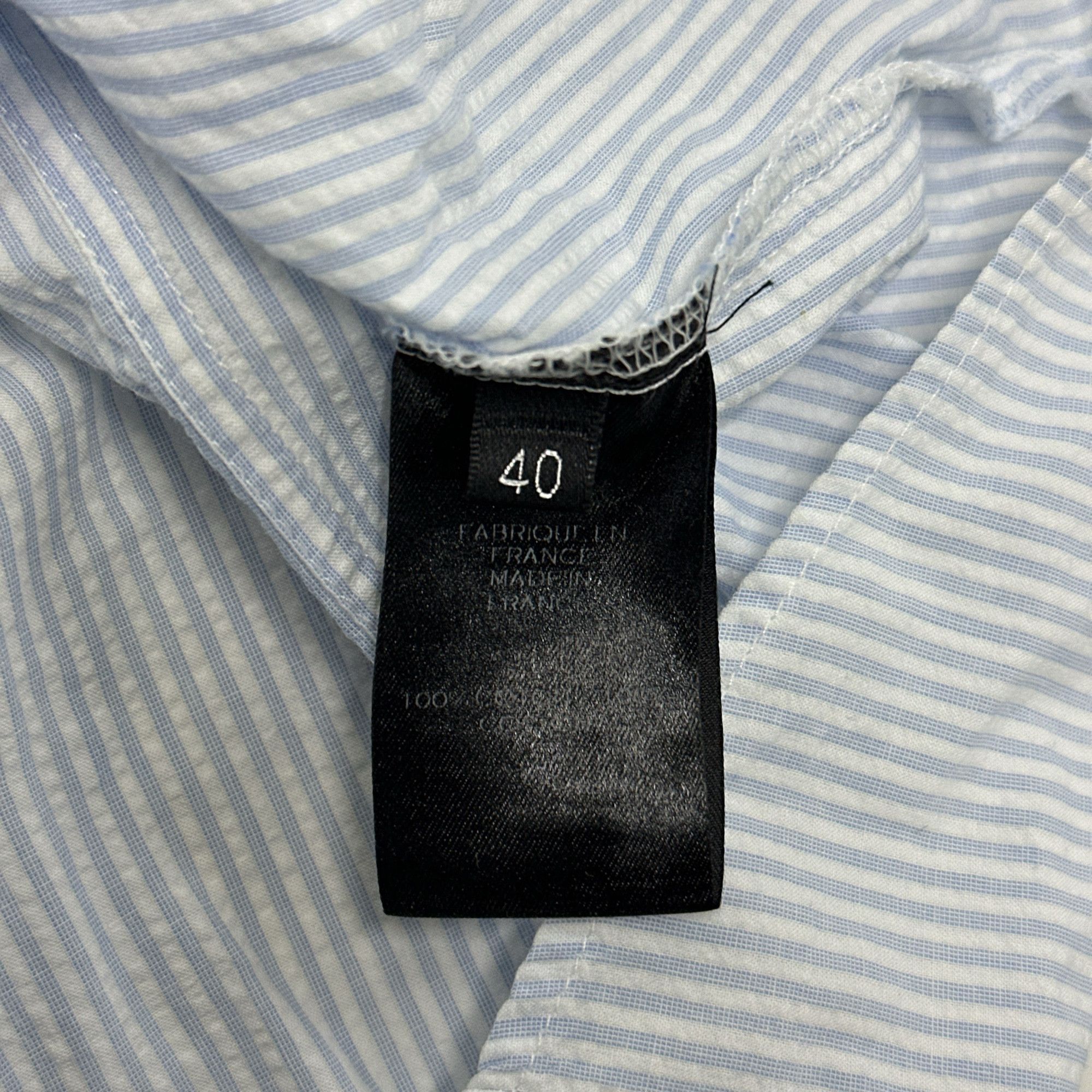 Balmain Balmain Striped Button Up Shirt Size M Size US XXS / EU 40 - 3 Thumbnail
