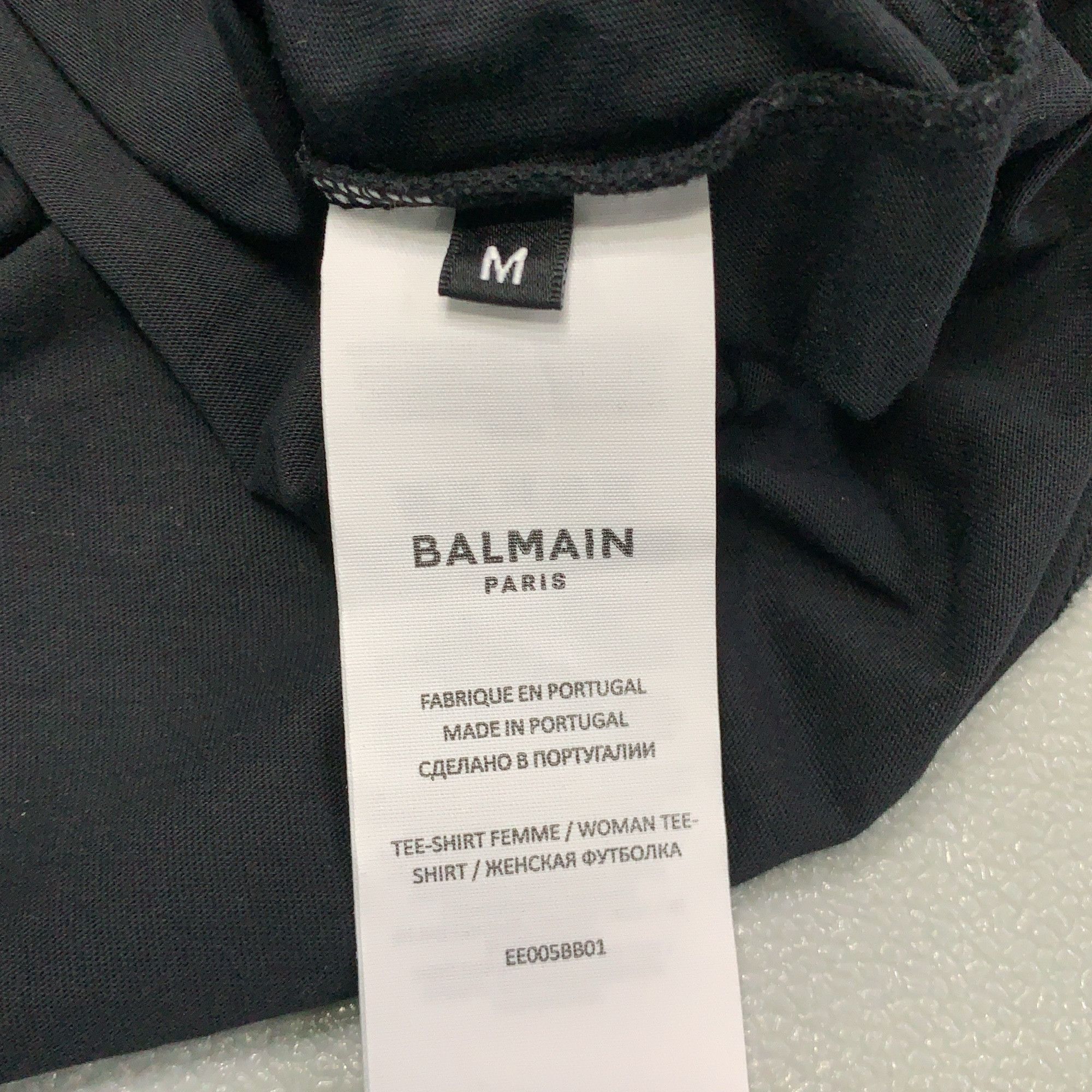 Balmain Balmain Logo Print T-Shirt Size M Size M / US 6-8 / IT 42-44 - 3 Thumbnail