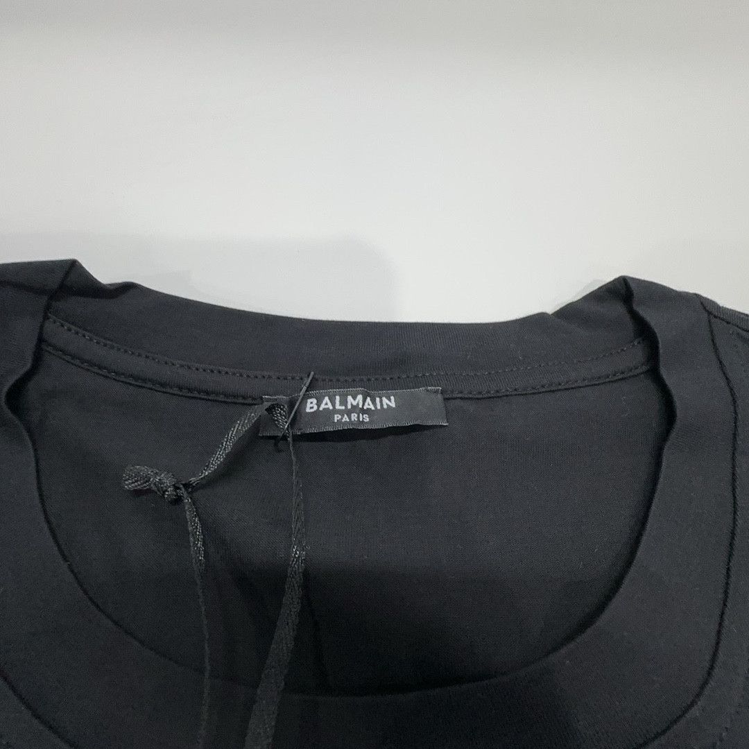 Balmain Balmain Logo Short Sleeve T-Shirt XXL Size US XXL / EU 58 / 5 - 3 Thumbnail
