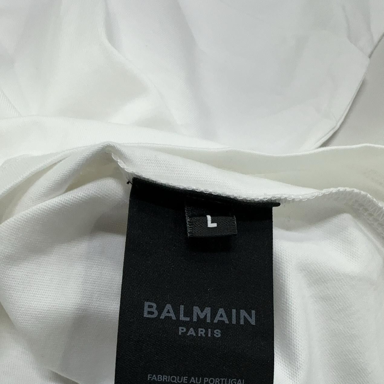 Balmain Balmain Logo Print T-Shirt Size L Size US L / EU 52-54 / 3 - 9 Thumbnail