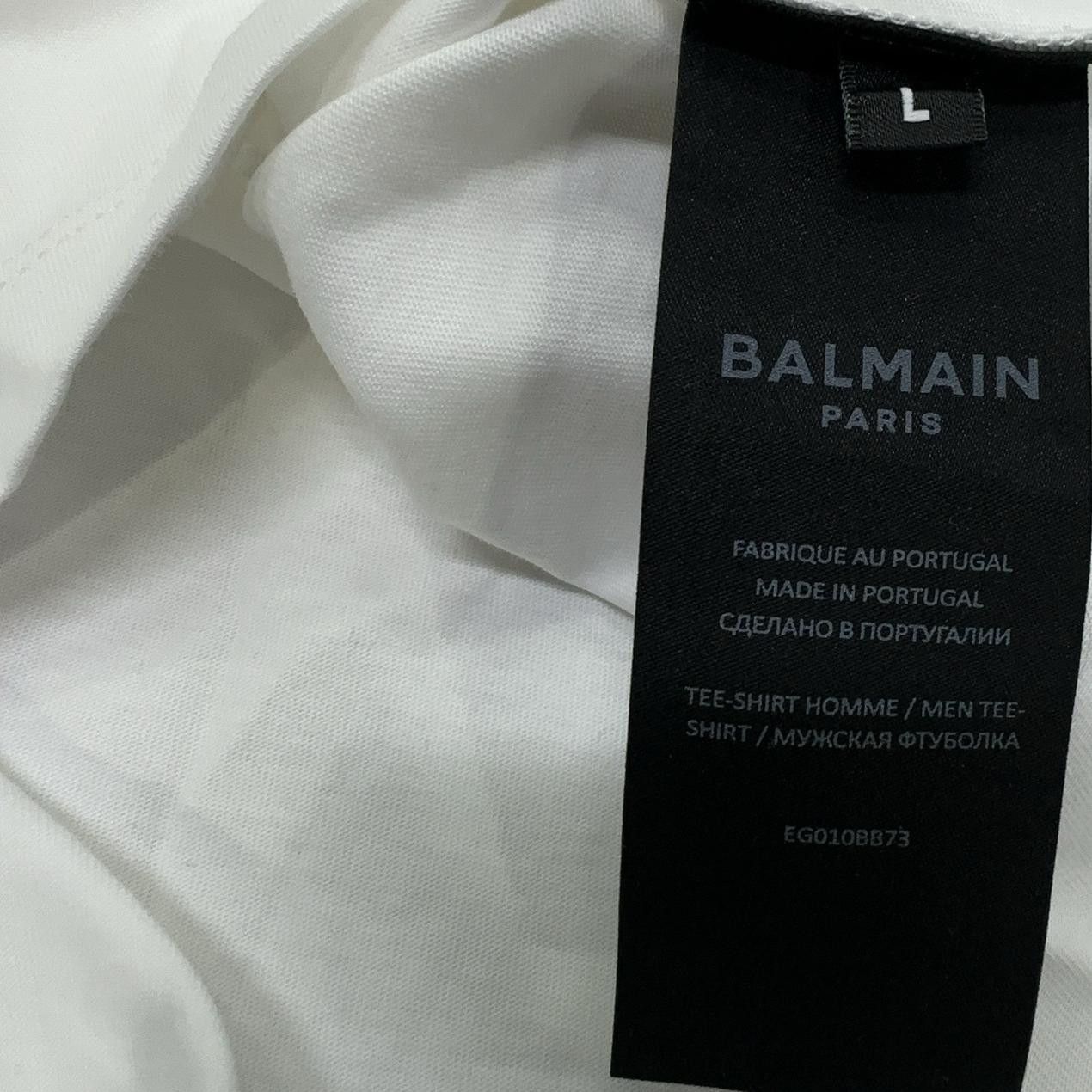 Balmain Balmain Logo Print T-Shirt Size L Size US L / EU 52-54 / 3 - 10 Thumbnail