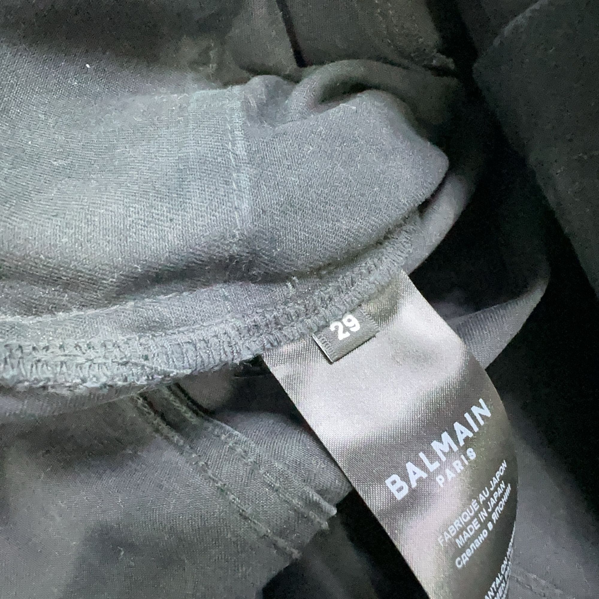 Balmain Balmain Embossed Cargo Pants Size 29 Size US 29 - 4 Thumbnail