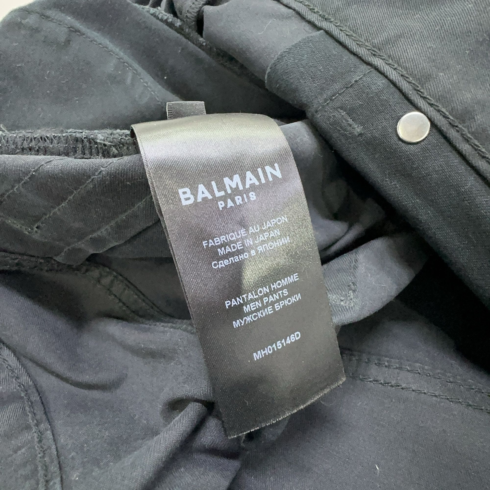 Balmain Balmain Embossed Cargo Pants Size 29 Size US 29 - 3 Thumbnail
