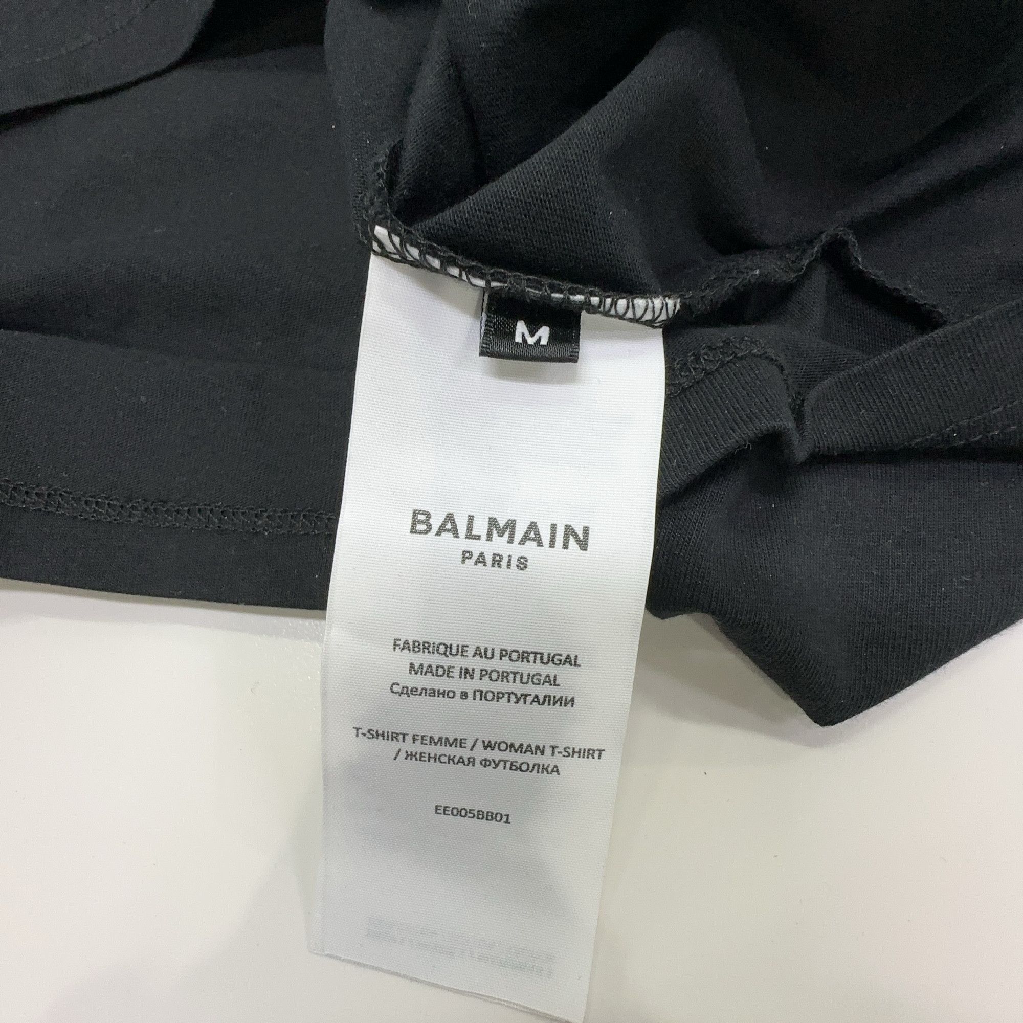 Balmain BALMAIN Logo Print T-Shirt Size M Size M / US 6-8 / IT 42-44 - 3 Thumbnail