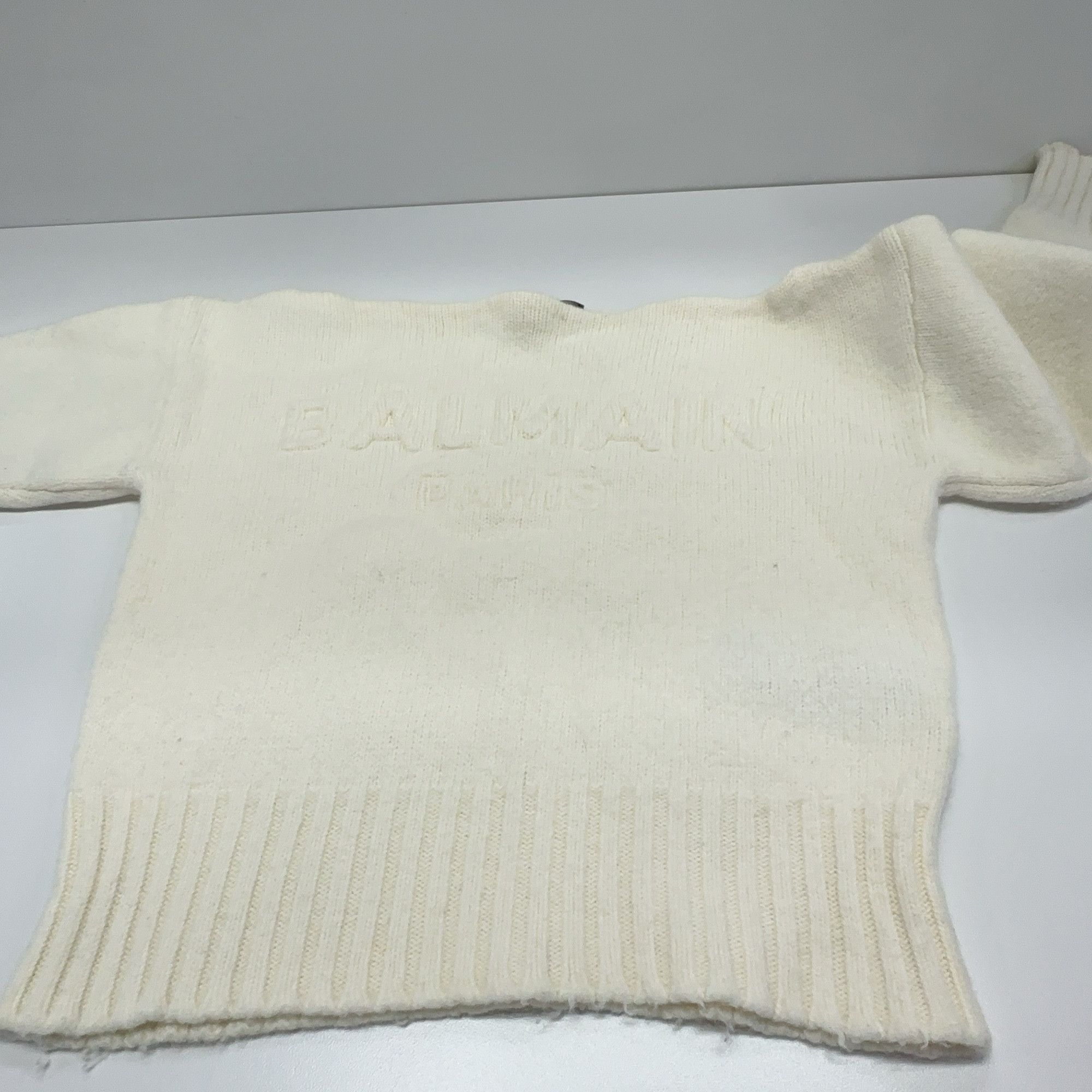 Balmain Balmain Logo Sweater Size 34 Size XXS / US 00 / IT 34 - 8 Thumbnail