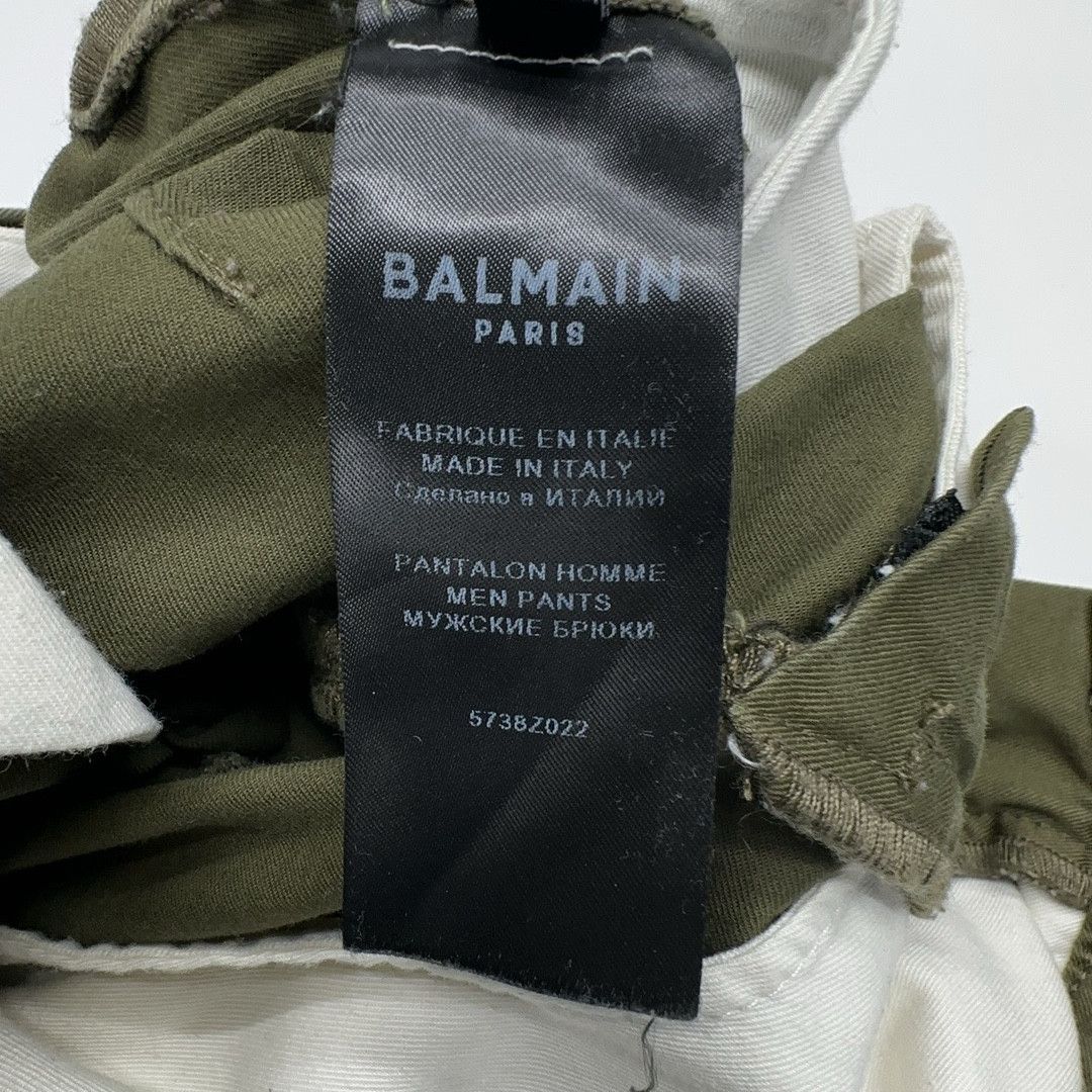Balmain Balmain Olive B Logo Casual Pants Size 46 Size US 30 / EU 46 - 4 Thumbnail