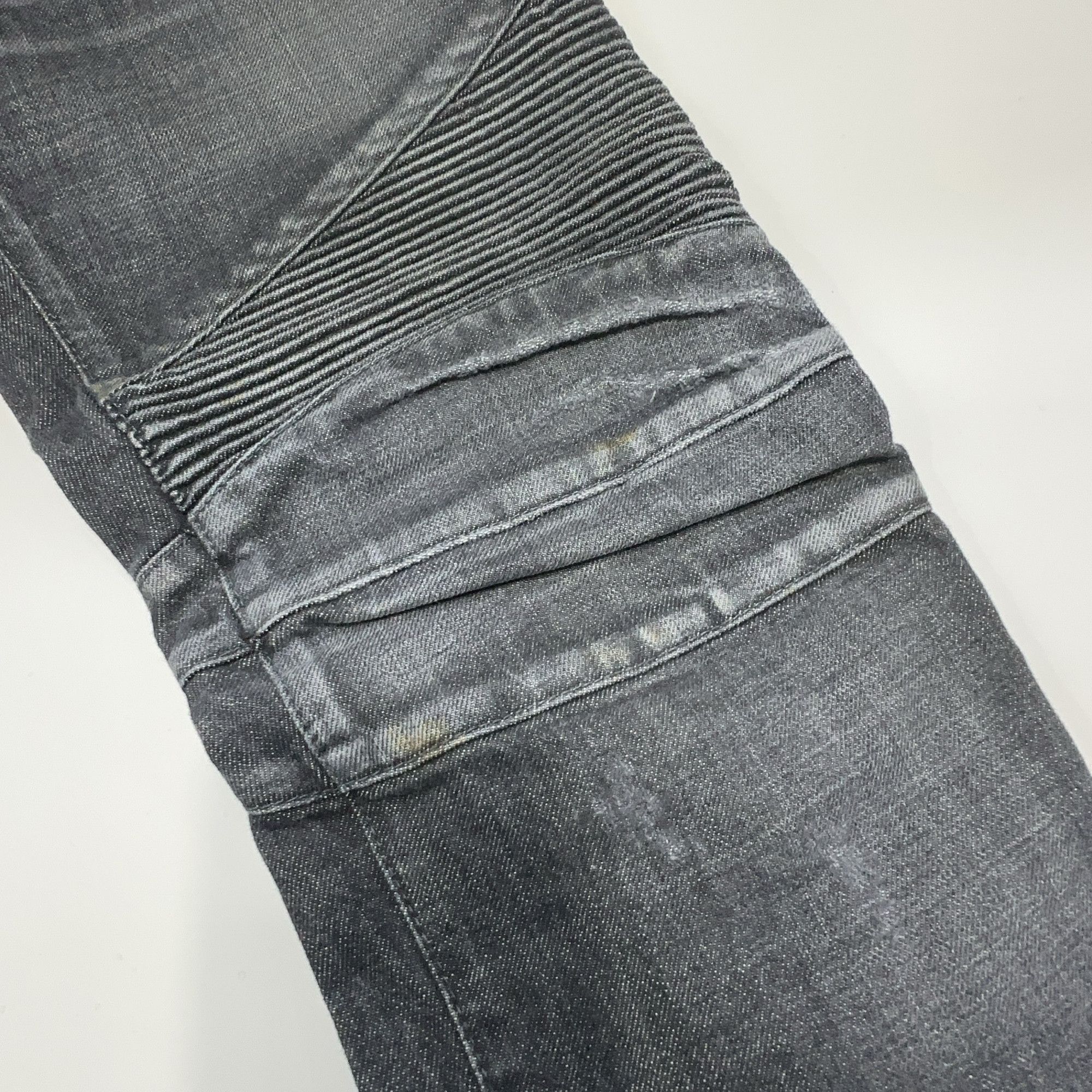 Balmain Balmain Biker Ribbed Denim Jeans Size 30 Size US 30 / EU 46 - 7 Thumbnail