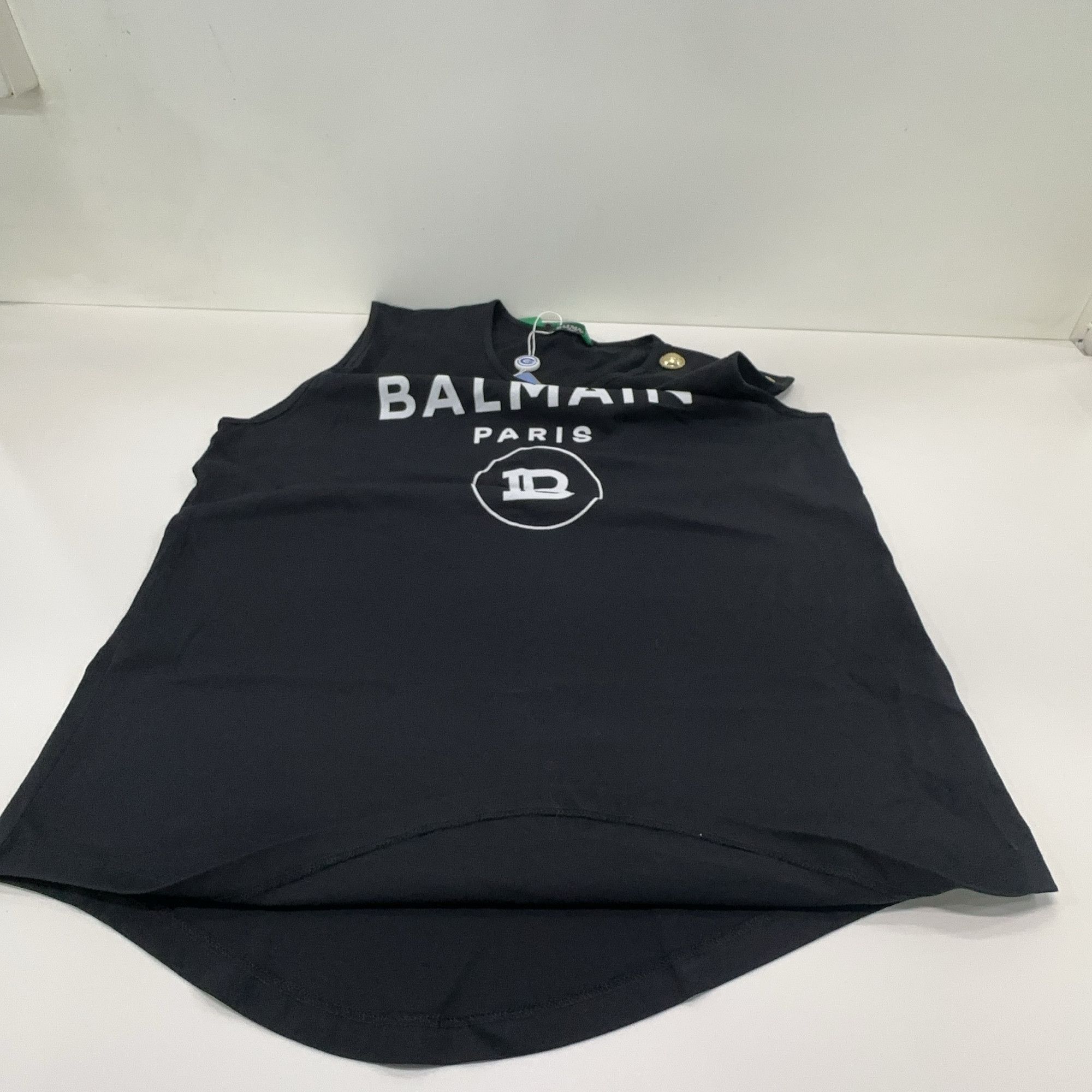 Balmain Balmain Gold Button Logo Tank Top Size 40 Size M / US 6-8 / IT 42-44 - 5 Thumbnail