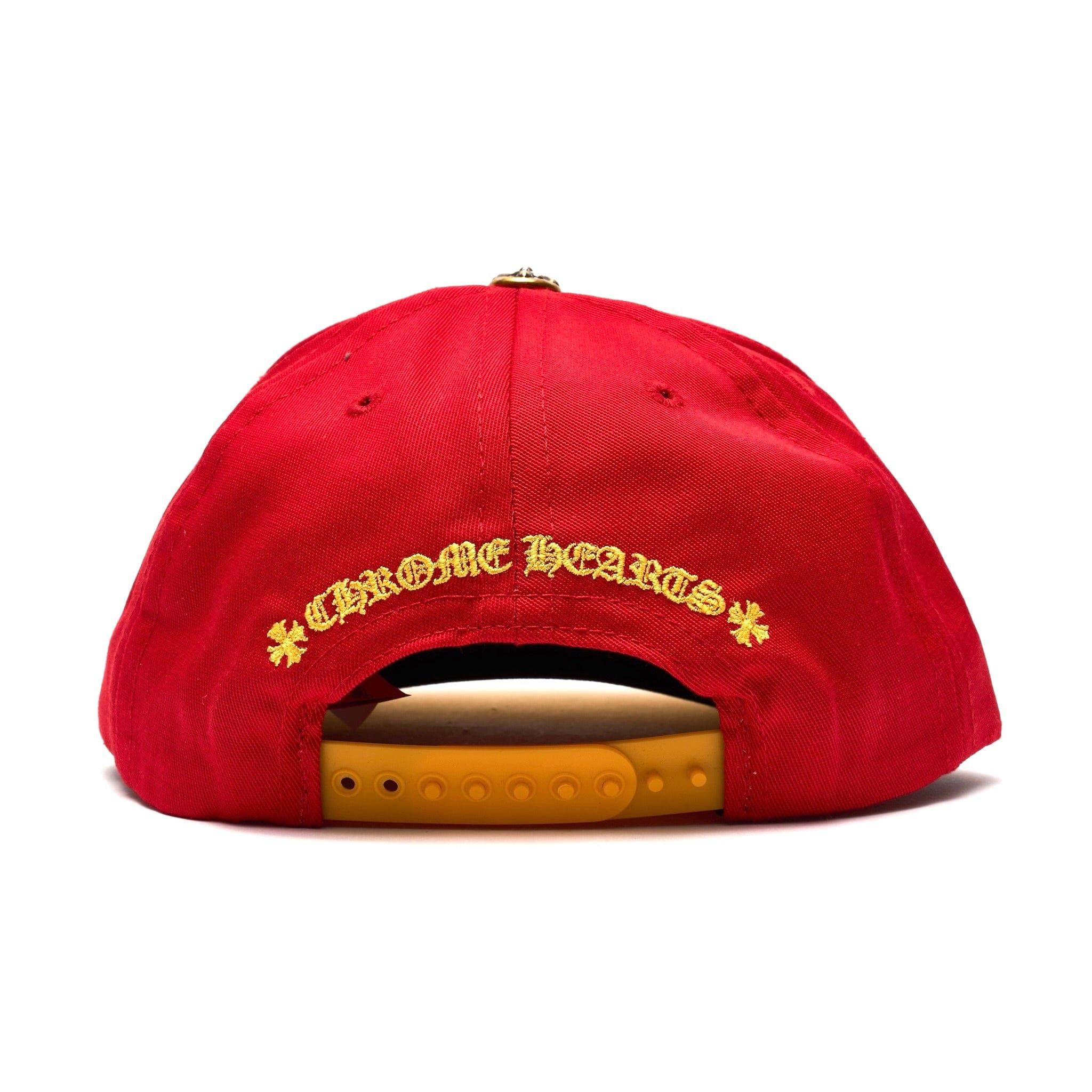 Chrome Hearts Embroidered CH Logo Baseball Hat Red Yellow Size ONE SIZE - 6 Thumbnail