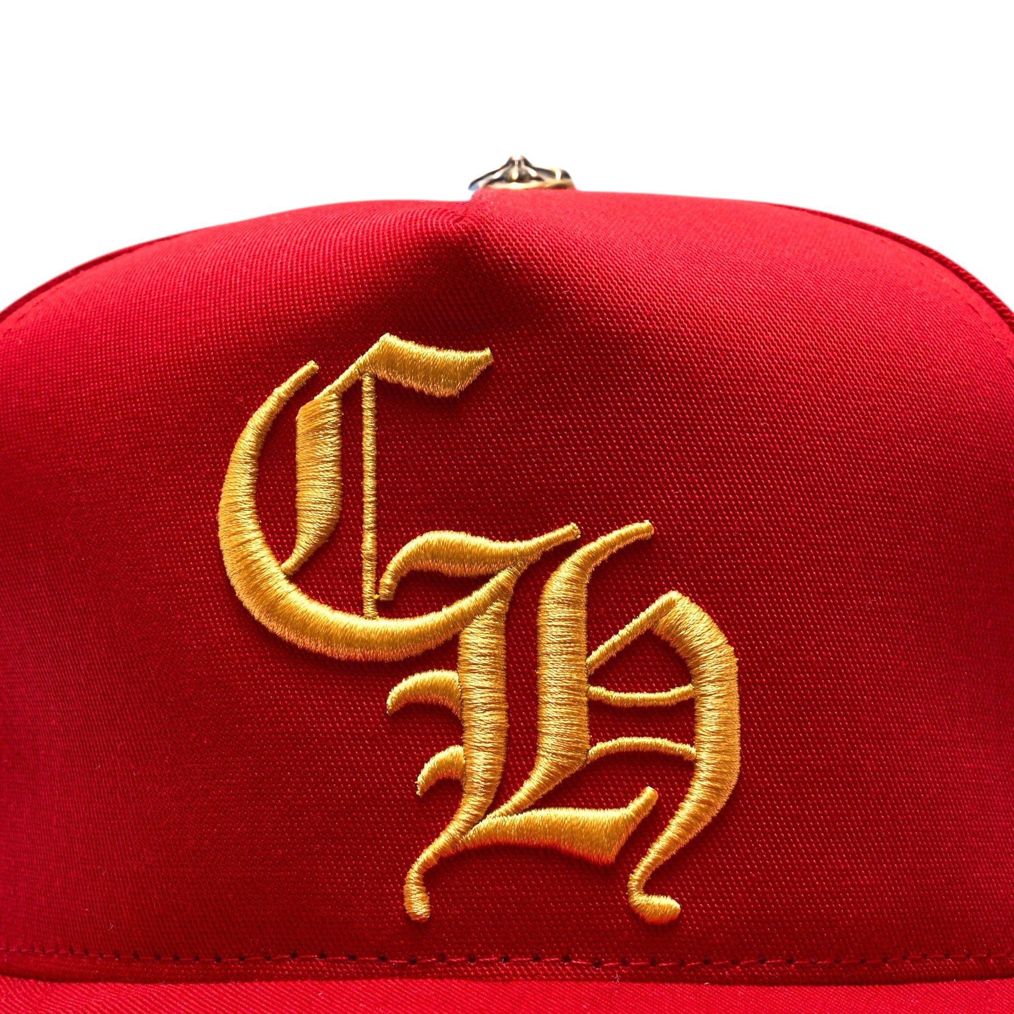 Chrome Hearts Embroidered CH Logo Baseball Hat Red Yellow Size ONE SIZE - 9 Thumbnail