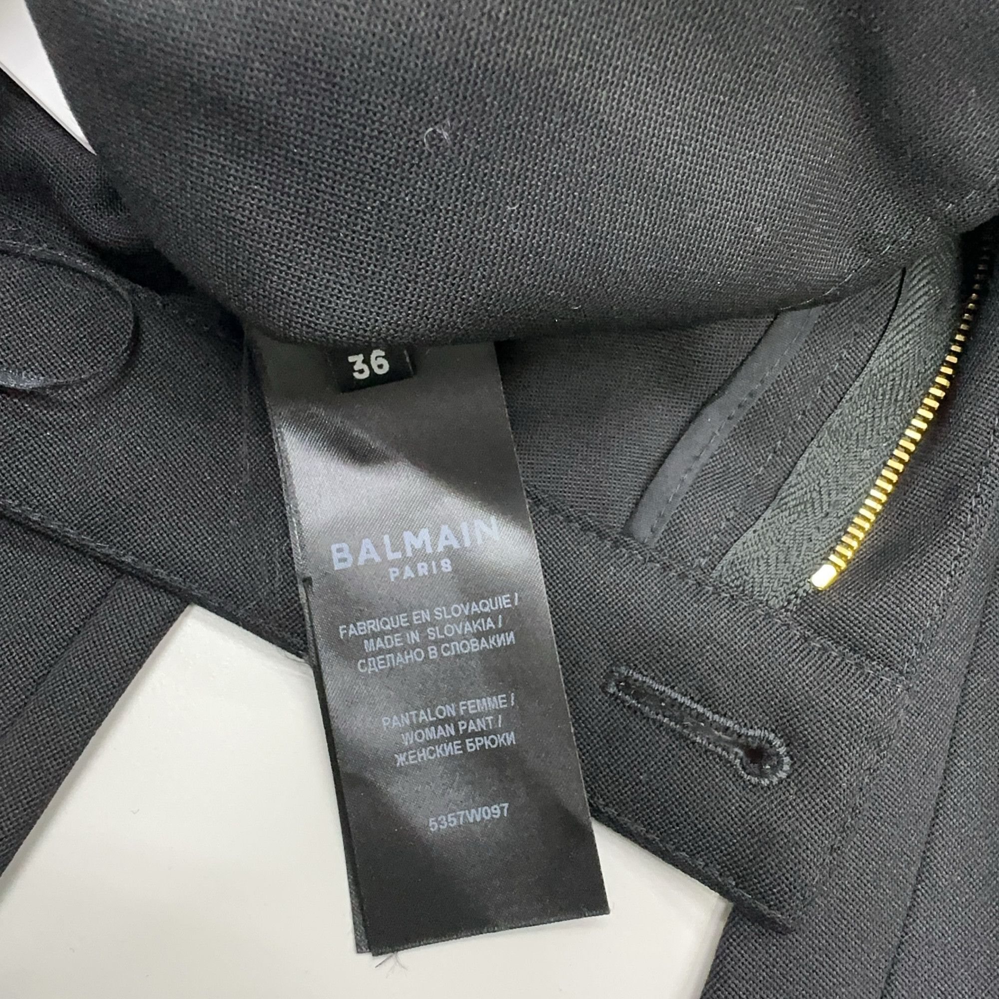 Balmain Balmain Solid Trousers Size 36 Size 26" / US 2 / IT 38 - 4 Thumbnail