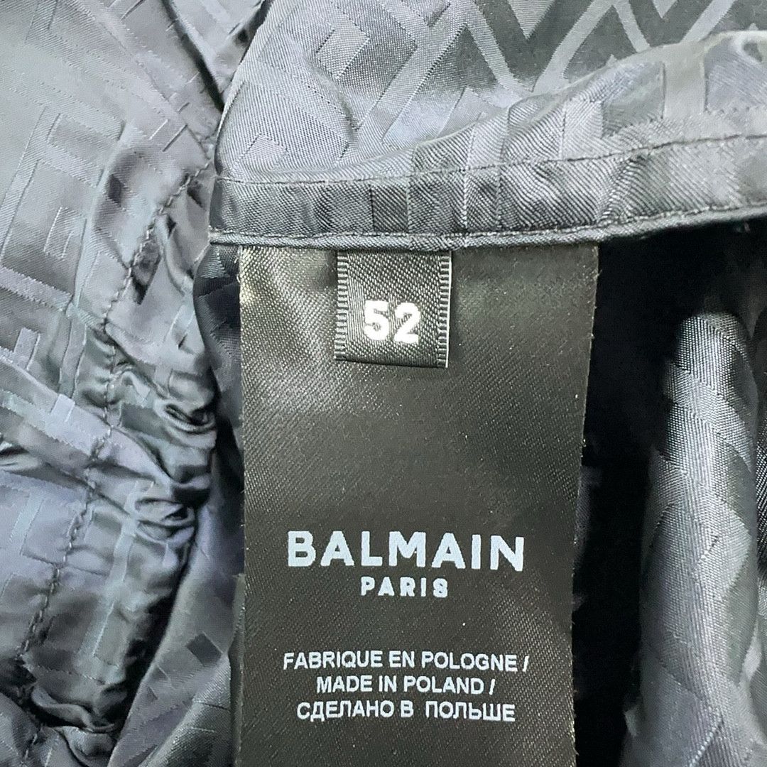 Balmain Balmain Monogram Logo Shirt Size 52 Size US L / EU 52-54 / 3 - 4 Thumbnail