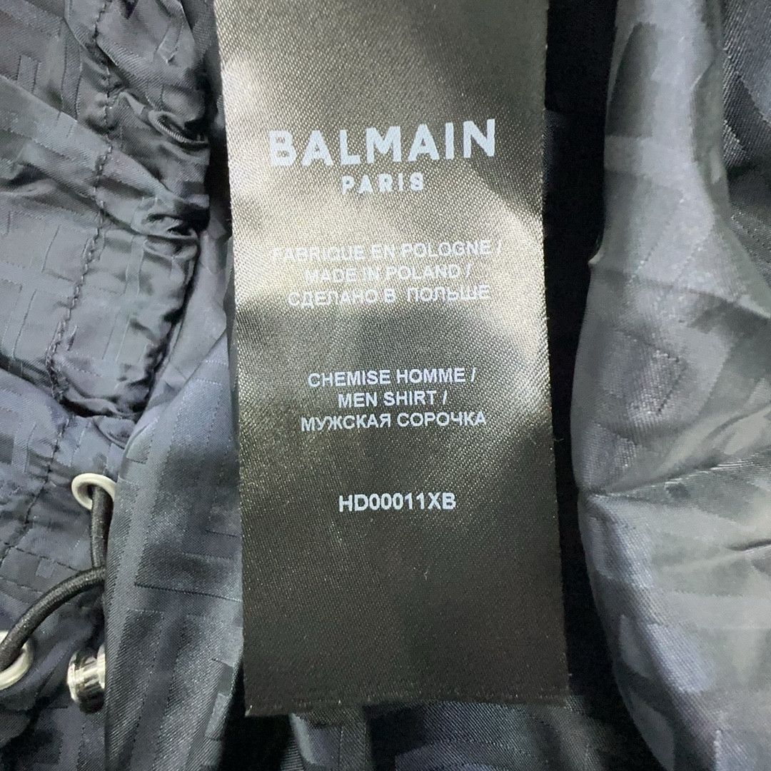 Balmain Balmain Monogram Logo Shirt Size 52 Size US L / EU 52-54 / 3 - 3 Thumbnail