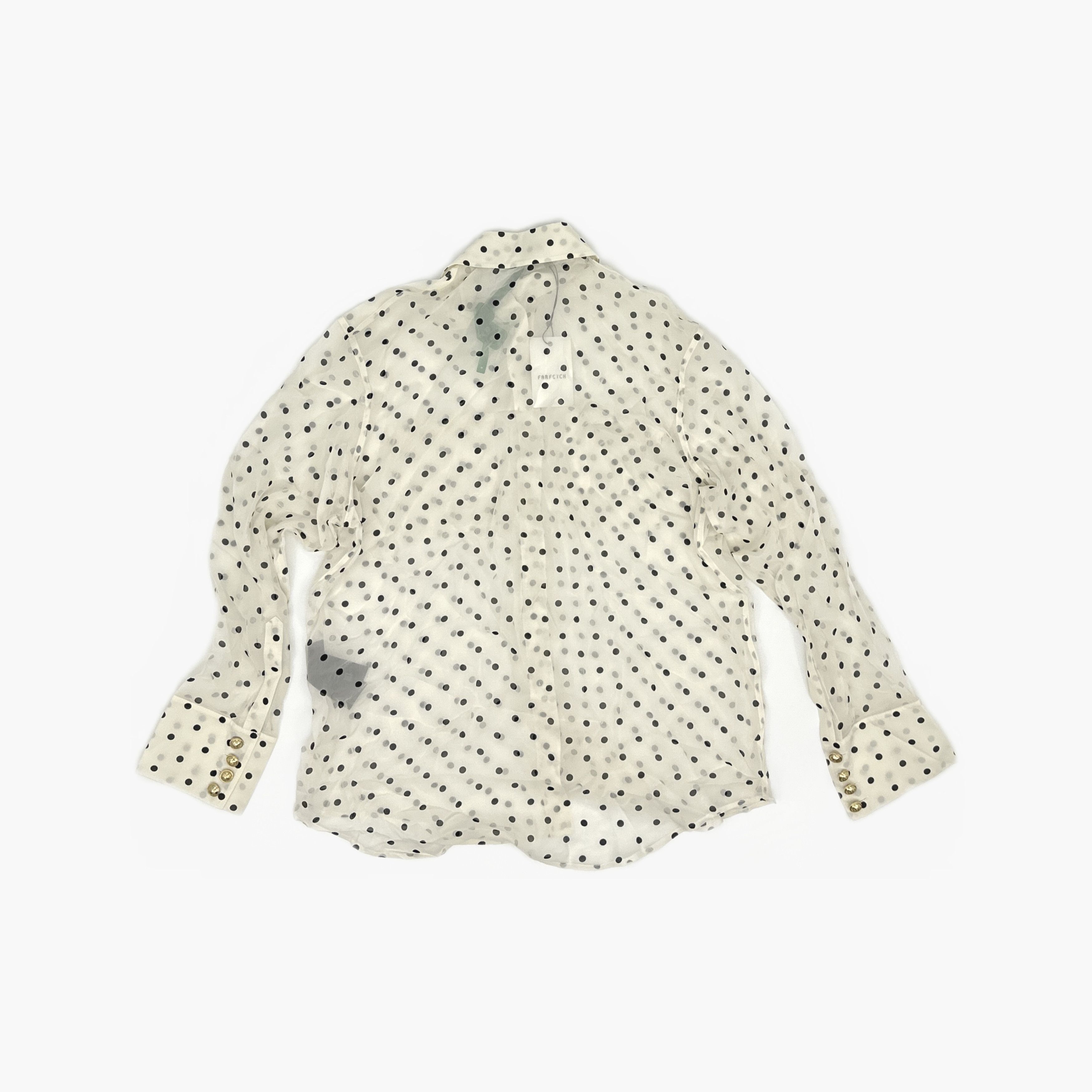 Balmain Balmain Polka Dot Button Up Shirt Size 38 Size S / US 4 / IT 40 - 2 Thumbnail