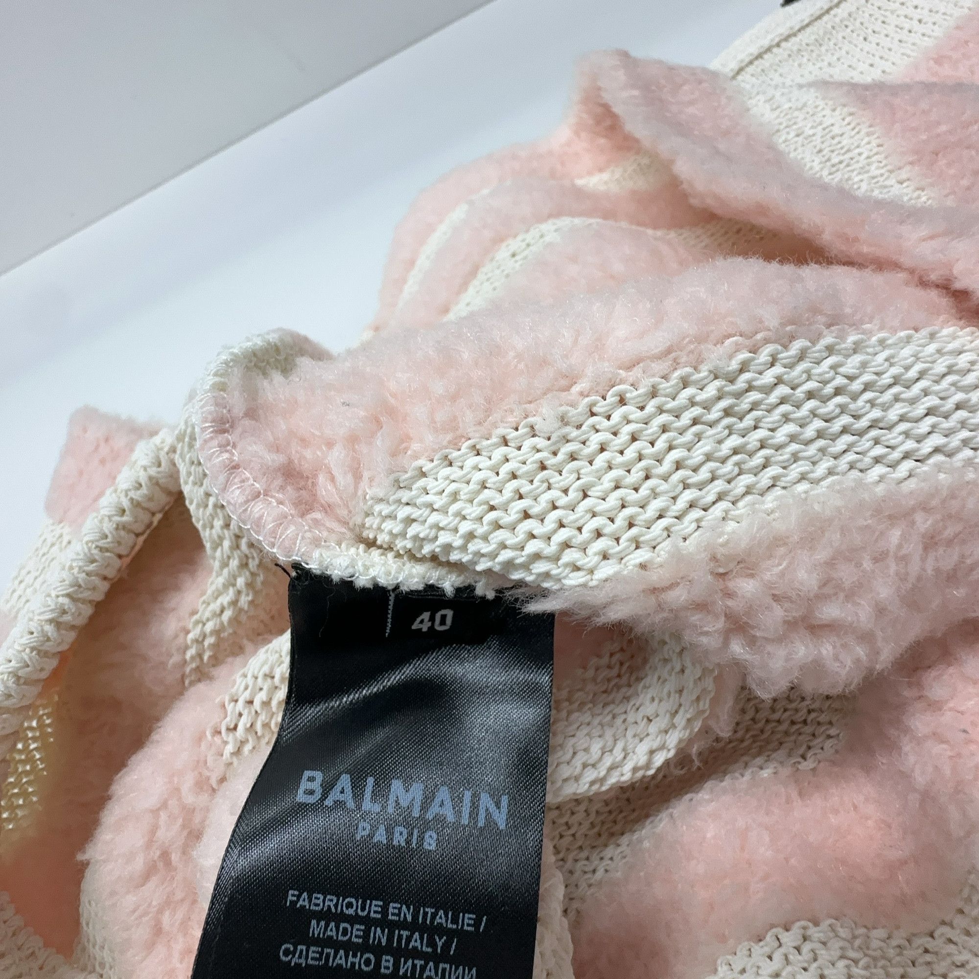 Balmain Balmain Striped Mini Skirt Size 40 Size 27" / US 4 / IT 40 - 3 Thumbnail