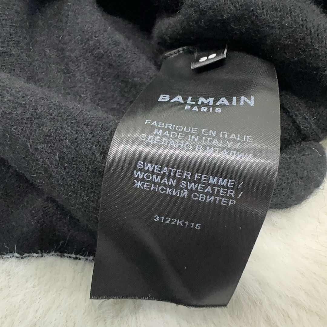 Balmain Balmain Logo Jacquard Sweater Size 38 Size S / US 4 / IT 40 - 4 Thumbnail