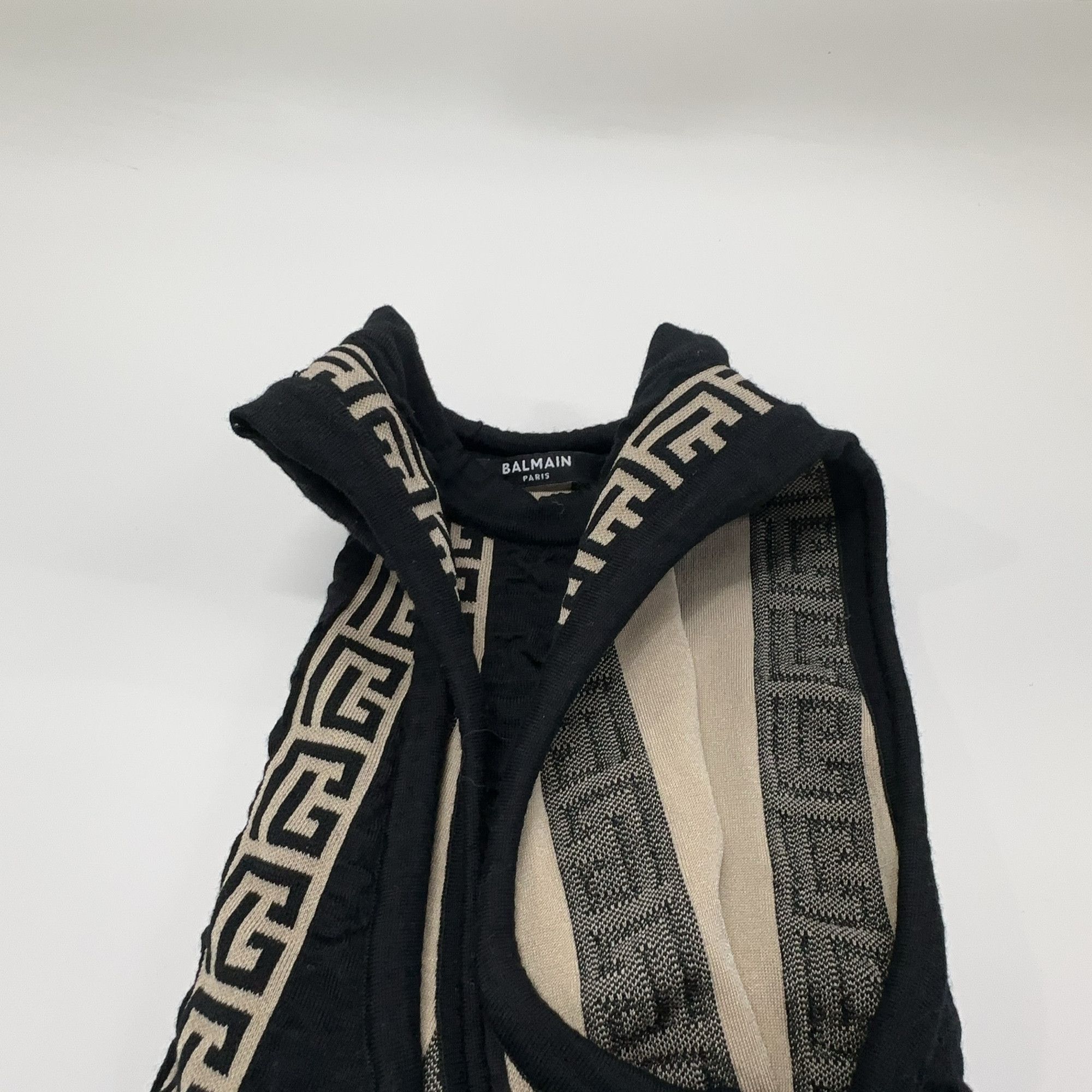 Balmain Balmain Monogram Knit Tank Top Size 34 Size XS / US 0-2 / IT 36-38 - 6 Thumbnail