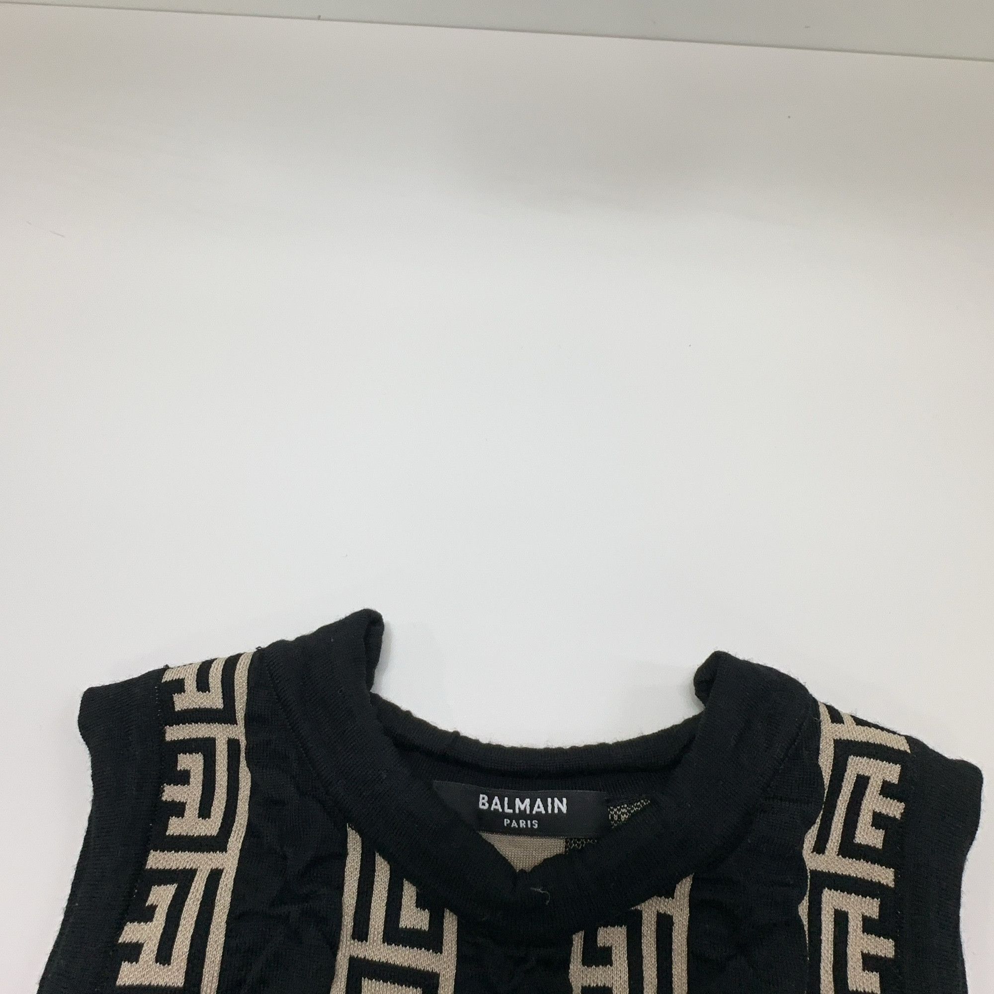 Balmain Balmain Monogram Knit Tank Top Size 34 Size XS / US 0-2 / IT 36-38 - 5 Thumbnail