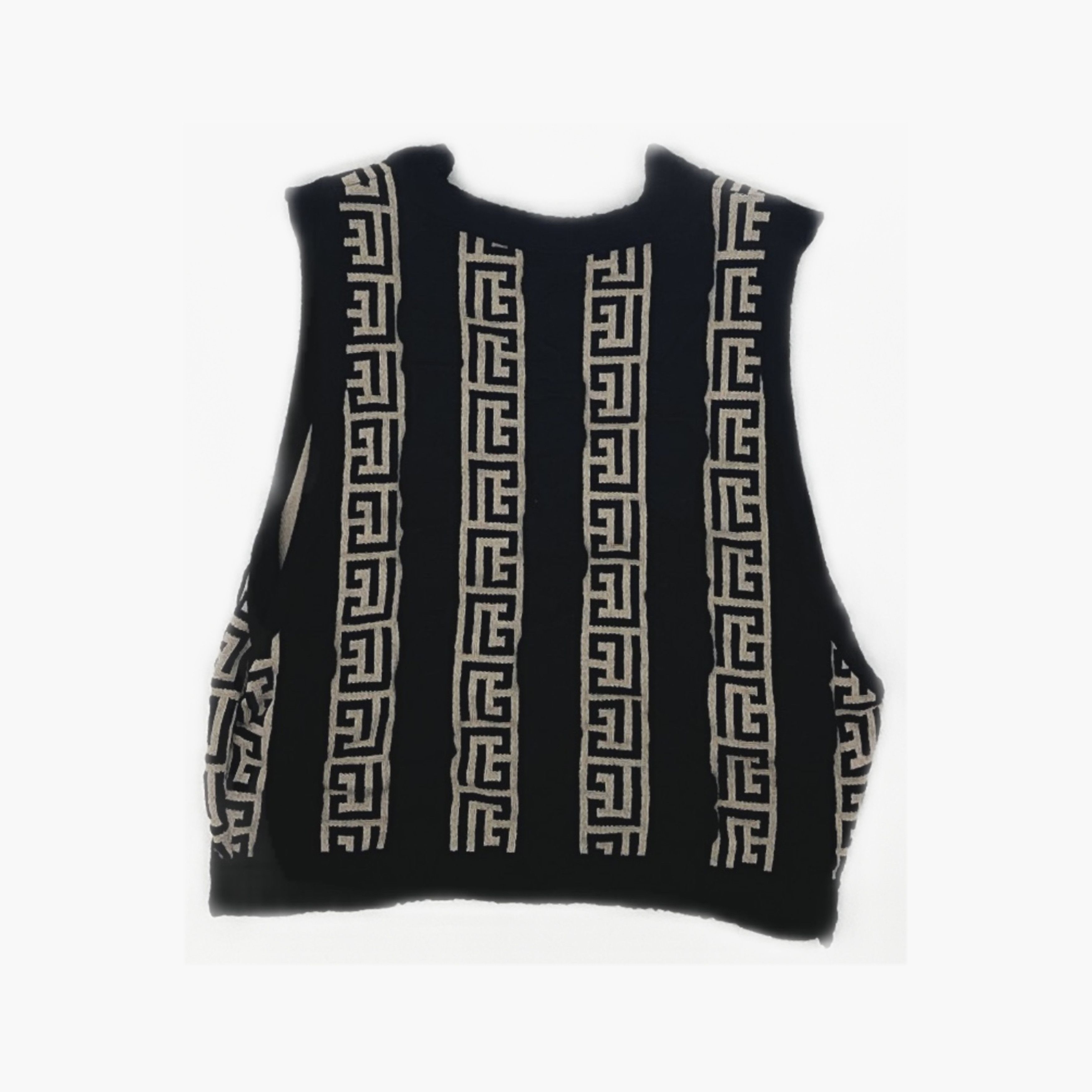 Balmain Balmain Monogram Knit Tank Top Size 34 Size XS / US 0-2 / IT 36-38 - 2 Thumbnail
