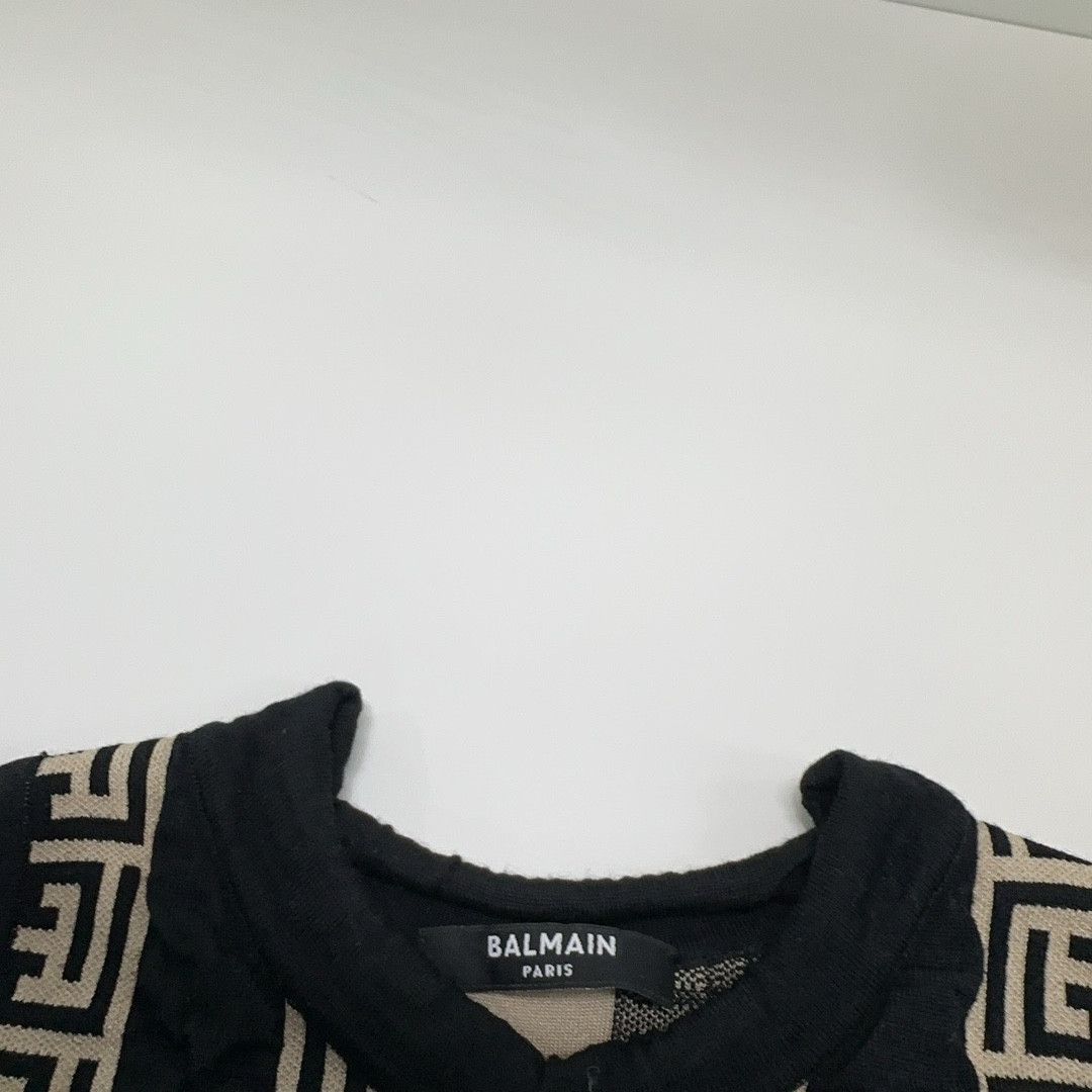 Balmain Balmain Monogram Knit Tank Top Size 34 Size XS / US 0-2 / IT 36-38 - 4 Thumbnail
