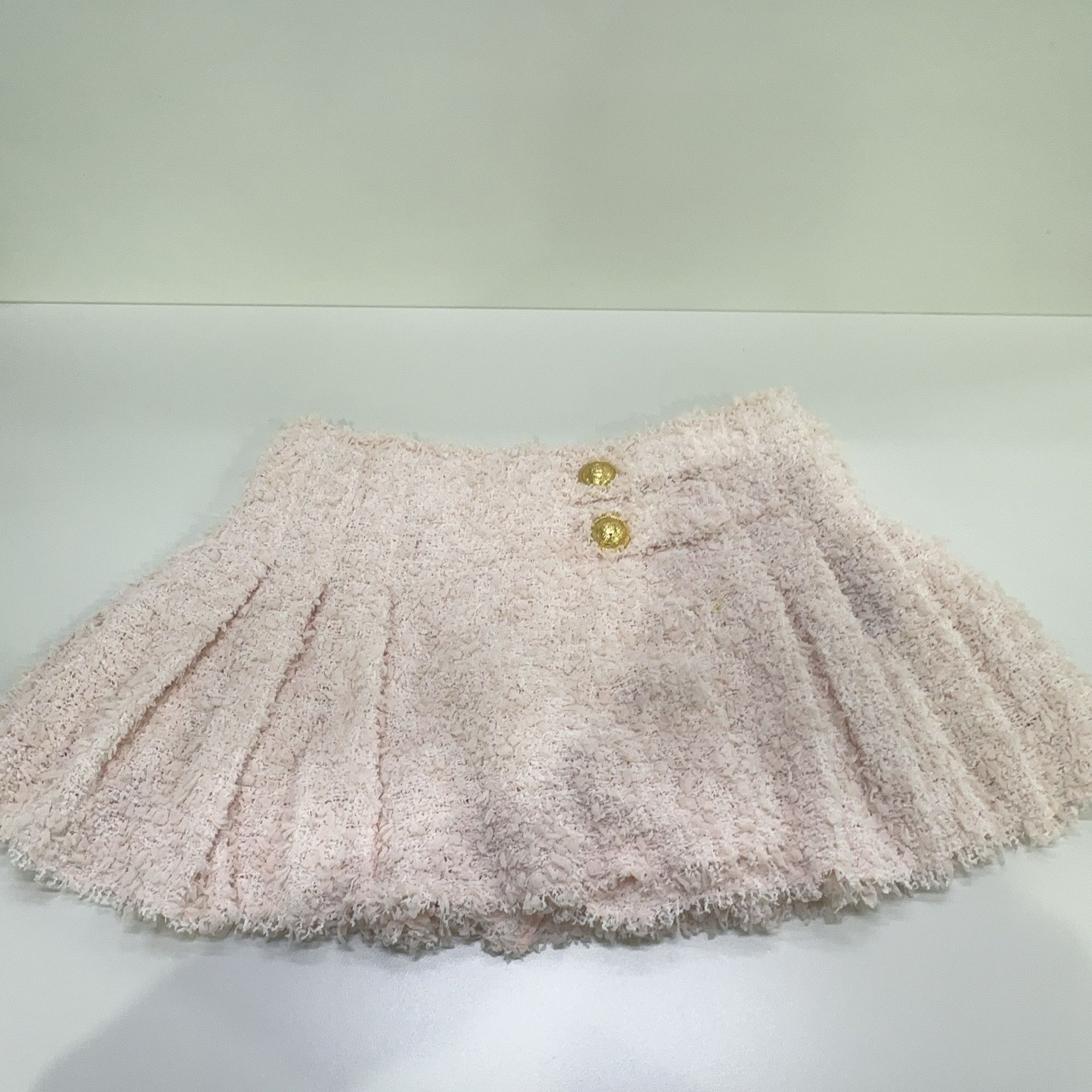 Balmain Balmain Pleated Mini Skirt Size 36 Size 26" / US 2 / IT 38 - 6 Thumbnail