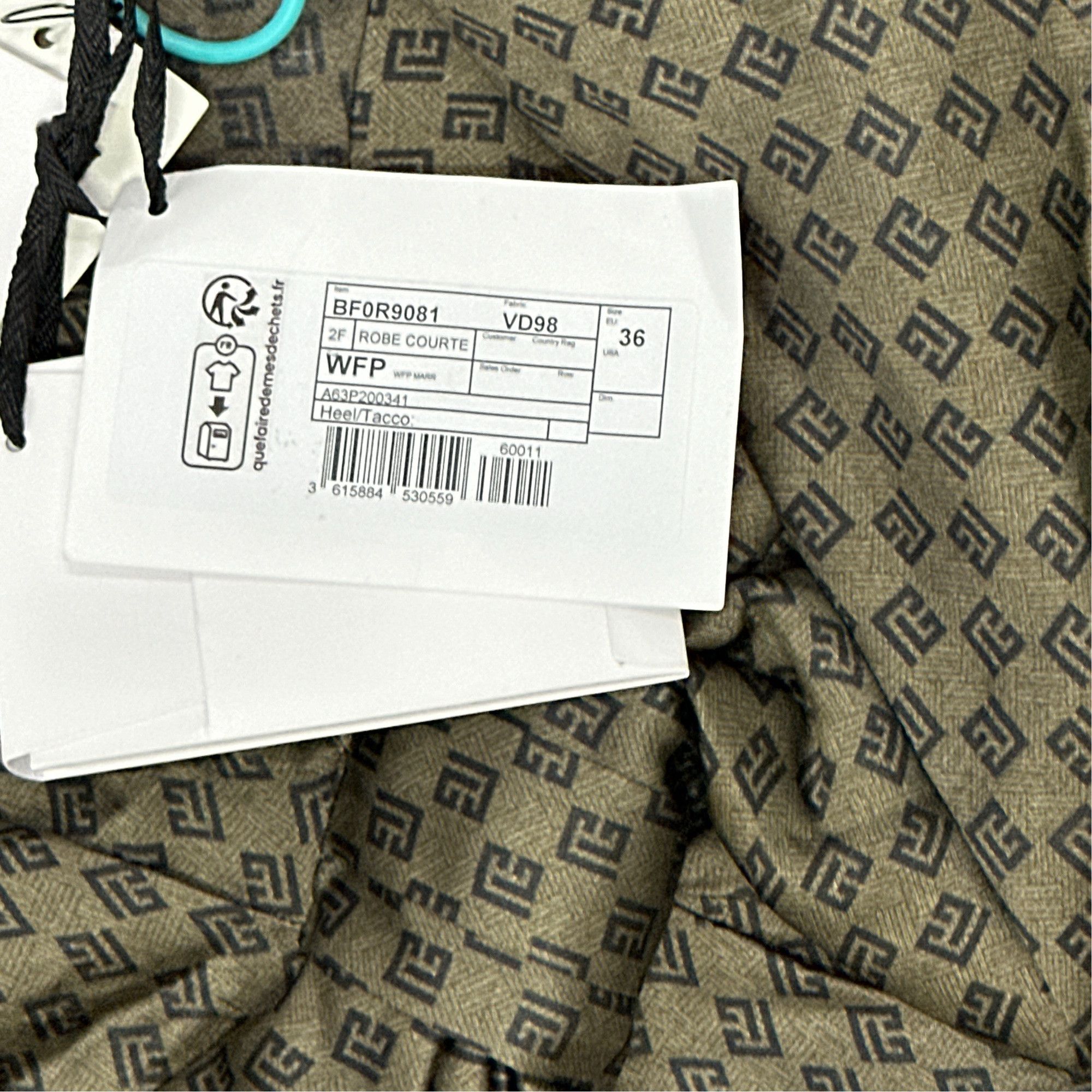 Balmain Balmain Monogram Bow Mini Dress Size 36 Size XS / US 0-2 / IT 36-38 - 3 Thumbnail