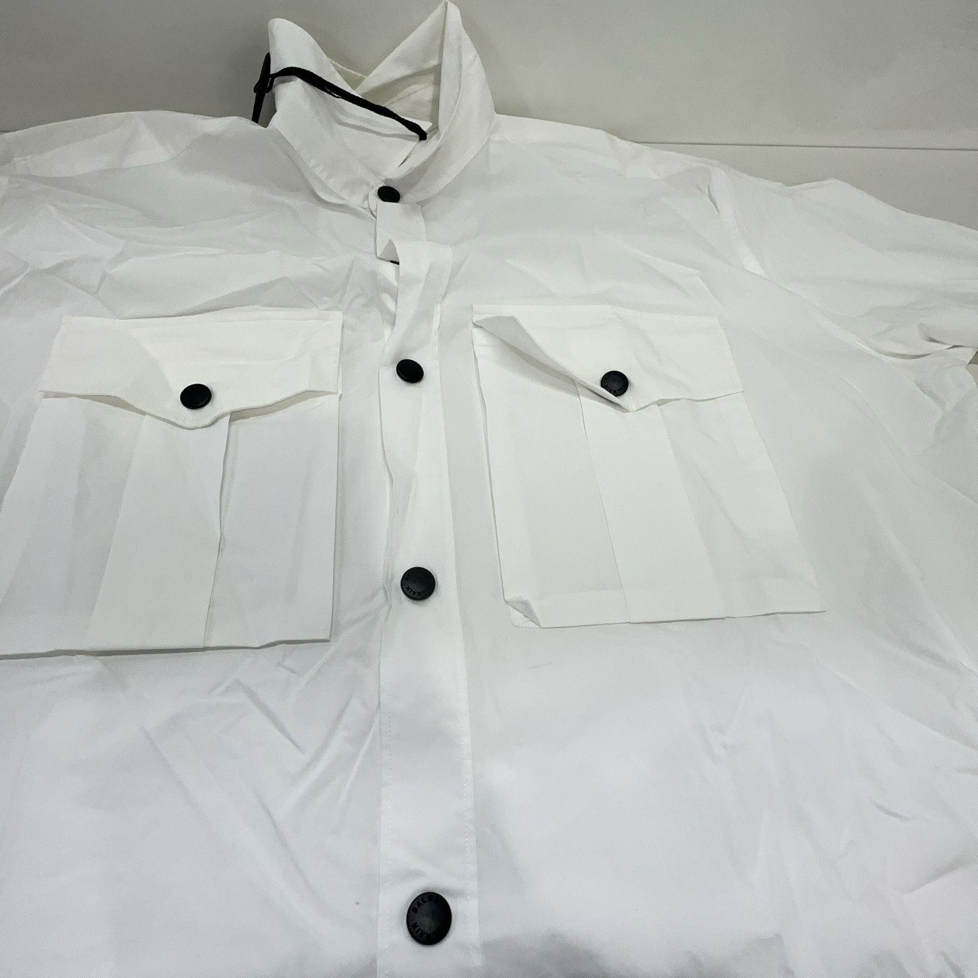 Balmain Balmain Logo Print Button Up Shirt Size 50 Size US M / EU 48-50 / 2 - 6 Thumbnail