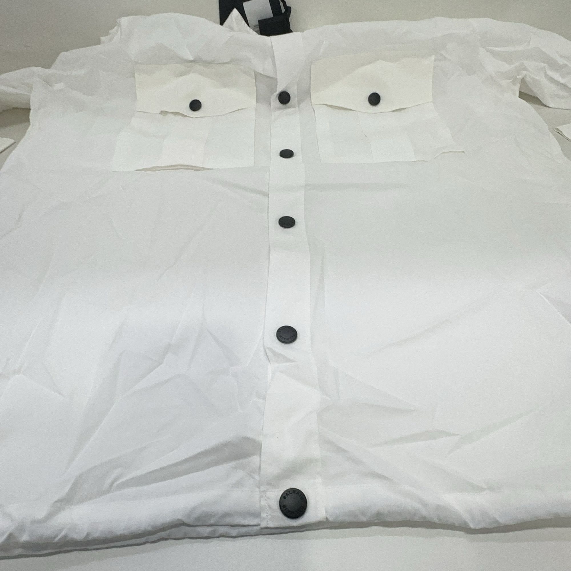 Balmain Balmain Logo Print Button Up Shirt Size 48 Size US M / EU 48-50 / 2 - 7 Thumbnail