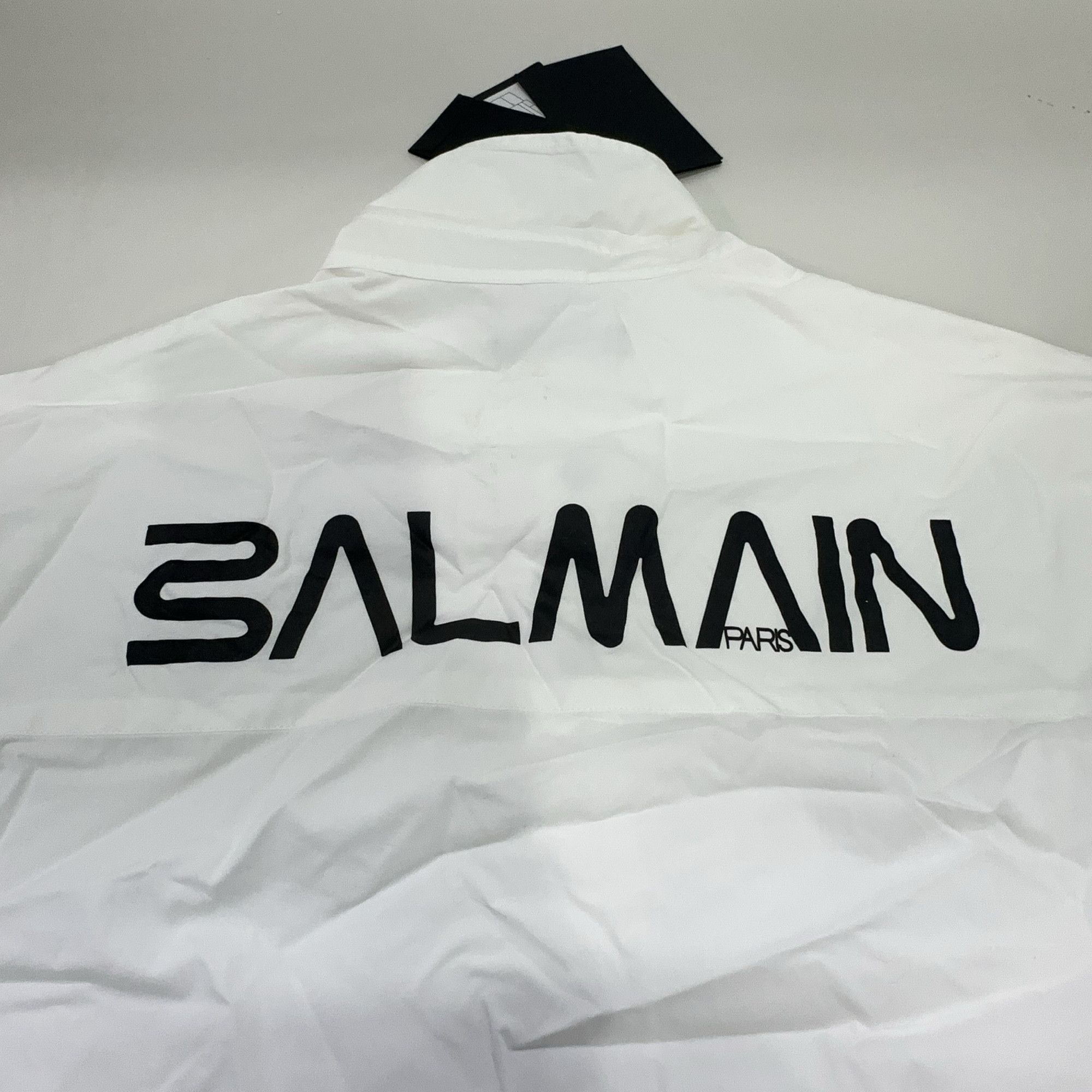 Balmain Balmain Logo Print Button Up Shirt Size 48 Size US M / EU 48-50 / 2 - 9 Thumbnail