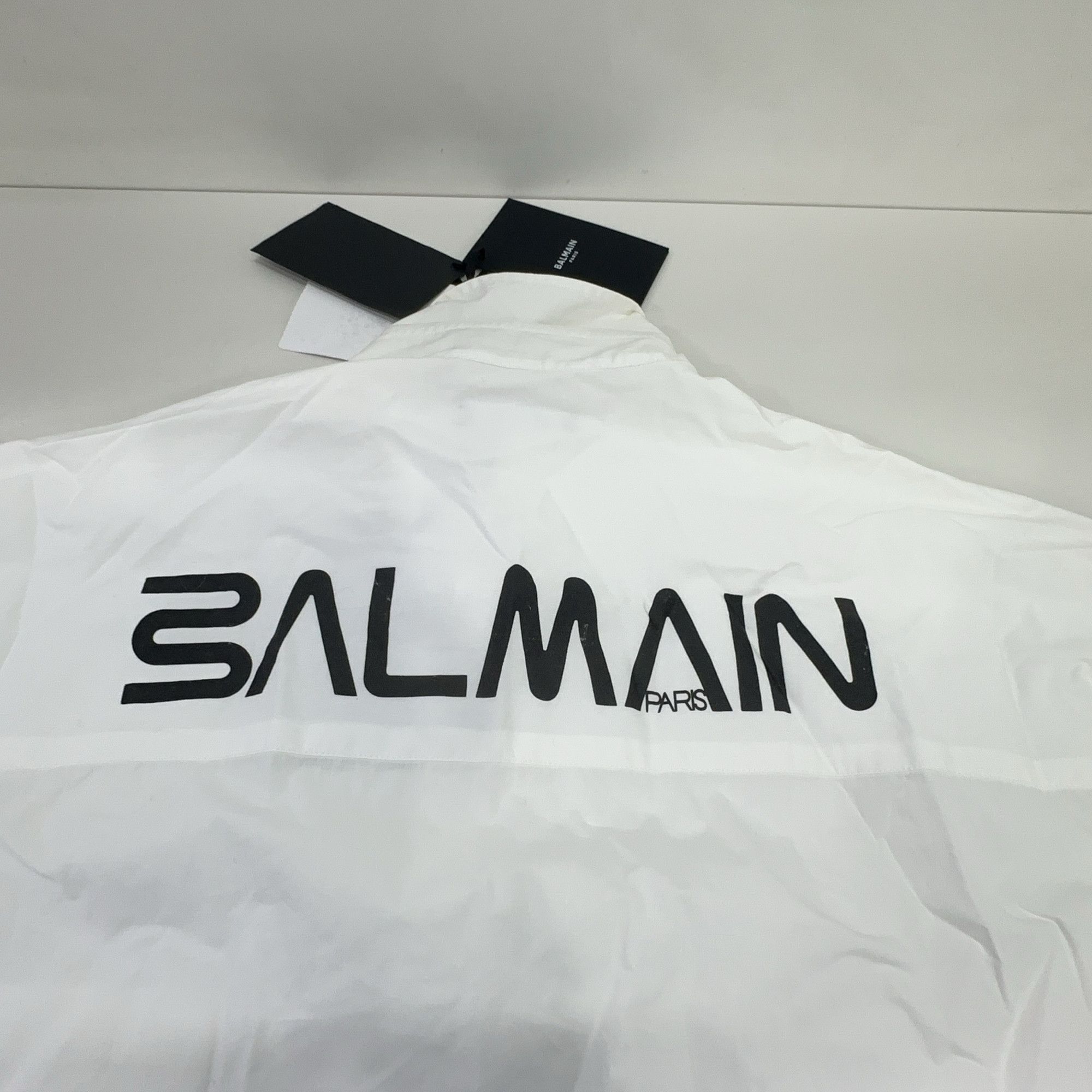 Balmain Balmain Back Logo Button Up Shirt Size M Size US M / EU 48-50 / 2 - 7 Thumbnail