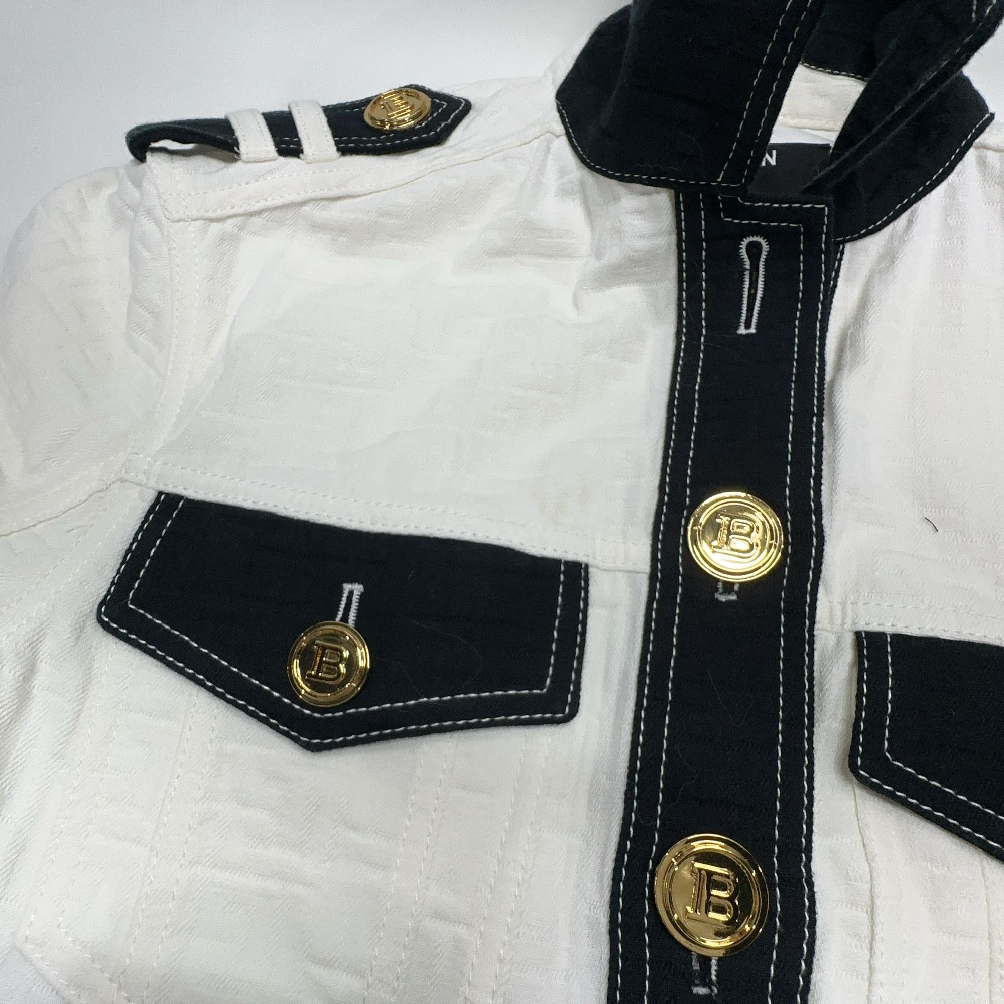 Balmain Balmain Monogram Embossed Jacket Size 36 Size XS / US 0-2 / IT 36-38 - 7 Thumbnail