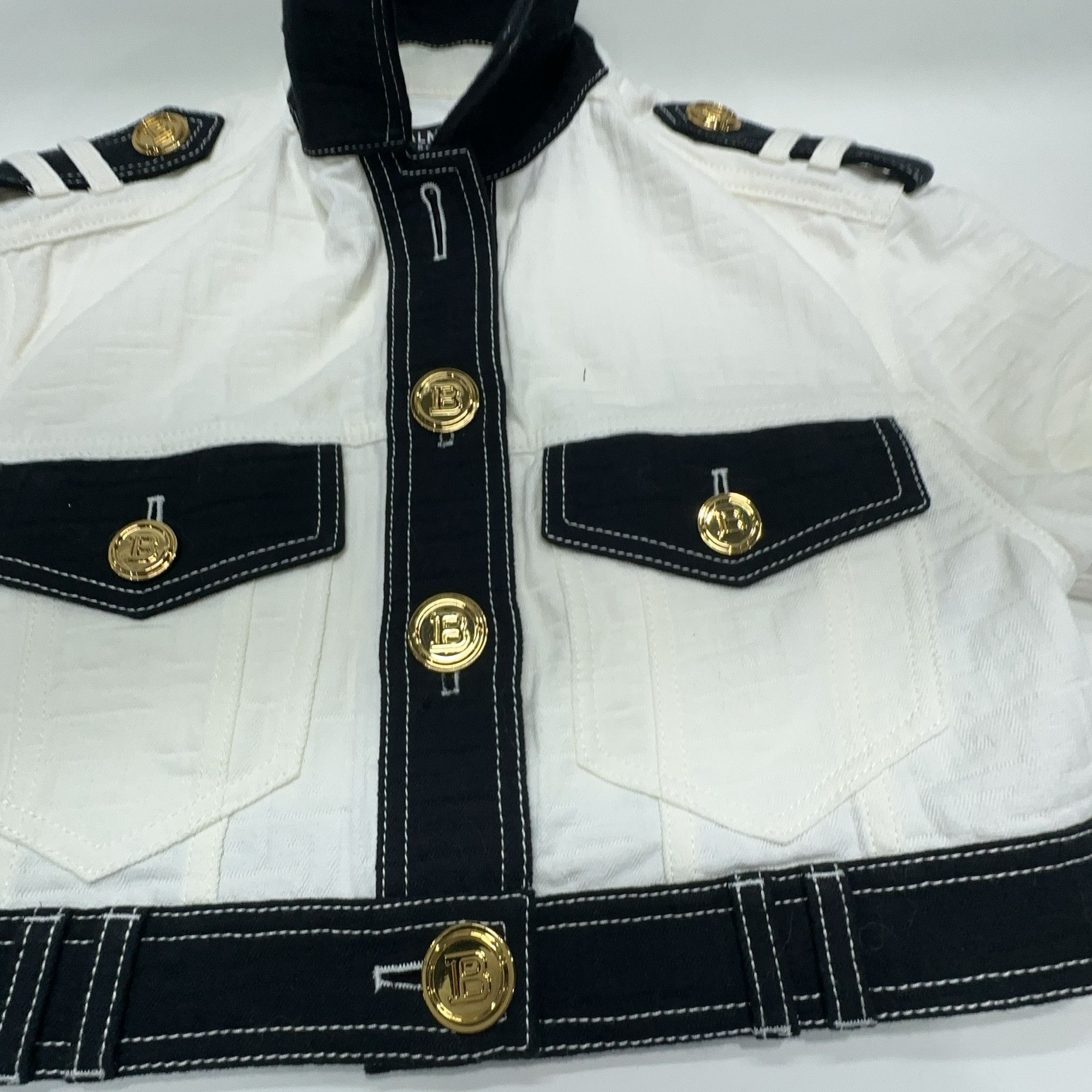 Balmain Balmain Monogram Embossed Jacket Size 36 Size XS / US 0-2 / IT 36-38 - 11 Thumbnail