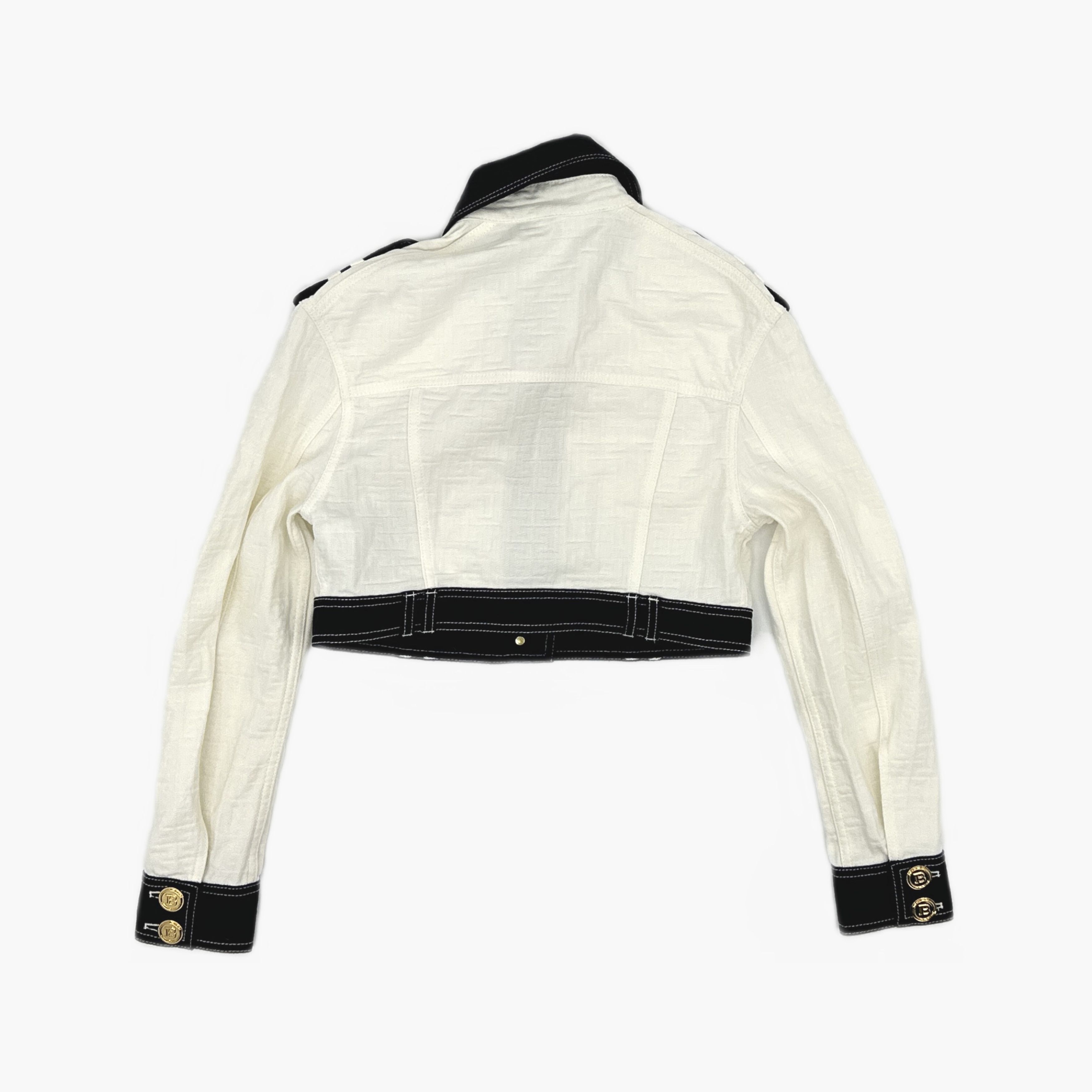 Balmain Balmain Monogram Embossed Jacket Size 36 Size XS / US 0-2 / IT 36-38 - 2 Thumbnail