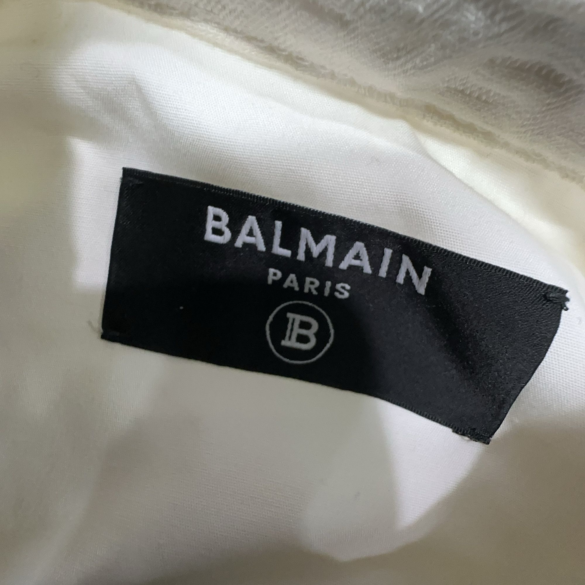 Balmain Balmain Monogram Embossed Jacket Size 36 Size XS / US 0-2 / IT 36-38 - 4 Thumbnail