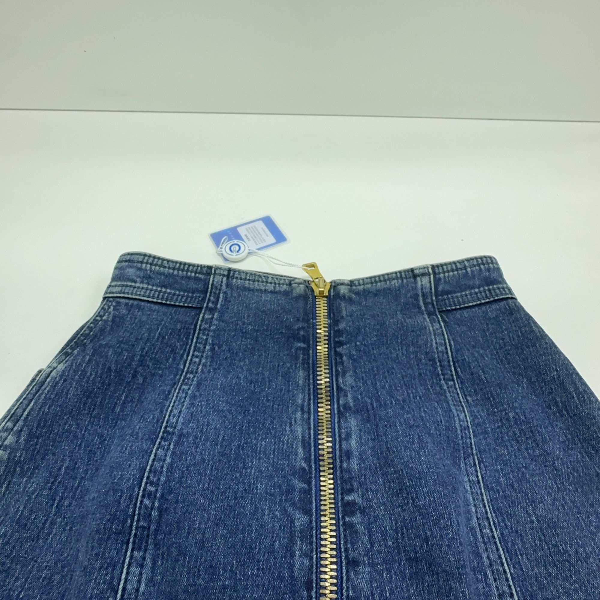 Balmain Balmain Button Detailed Denim Mini Skirt Size 34 Size 24" / US 00 / IT 34 - 9 Thumbnail