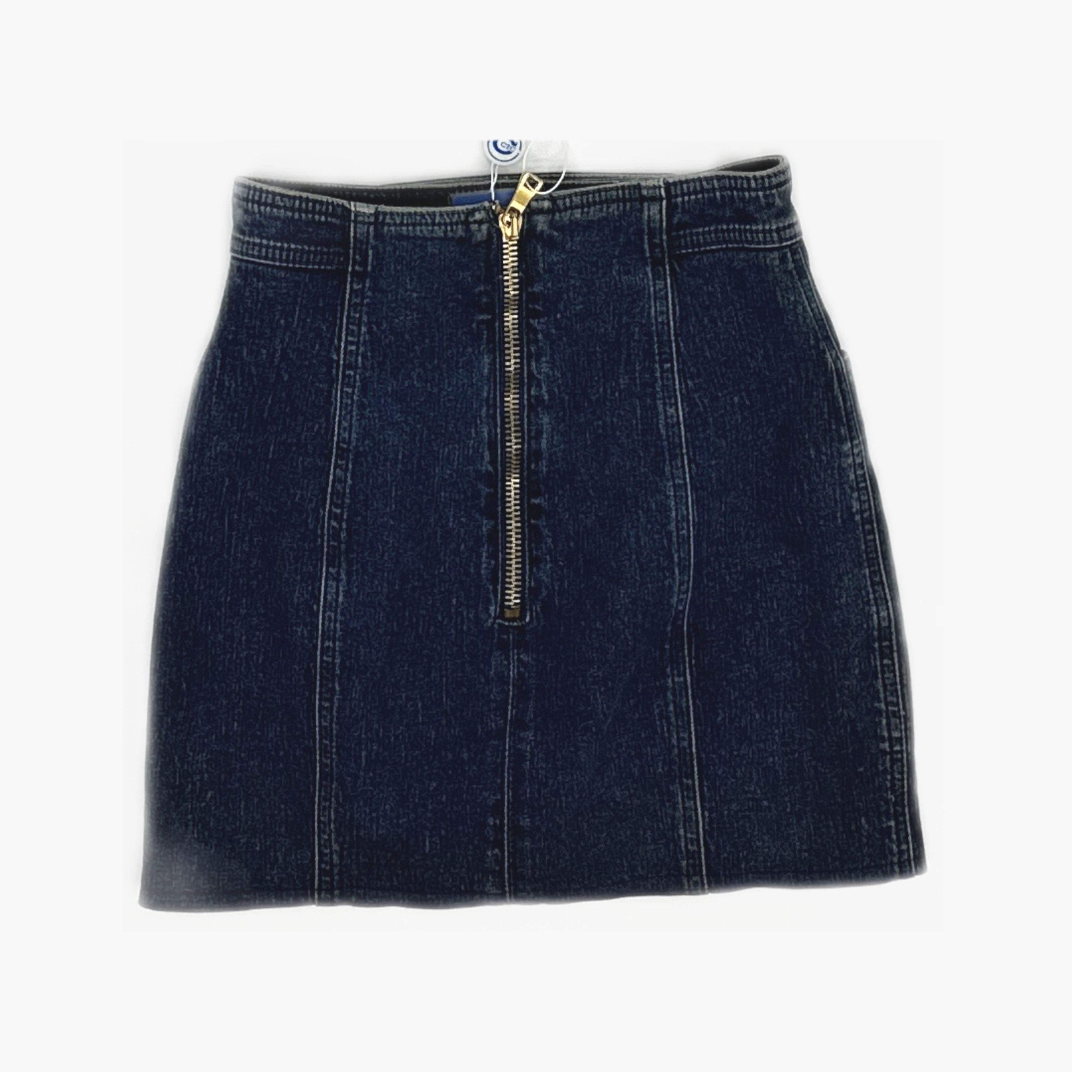 Balmain Balmain Button Detailed Denim Mini Skirt Size 34 Size 24" / US 00 / IT 34 - 2 Thumbnail