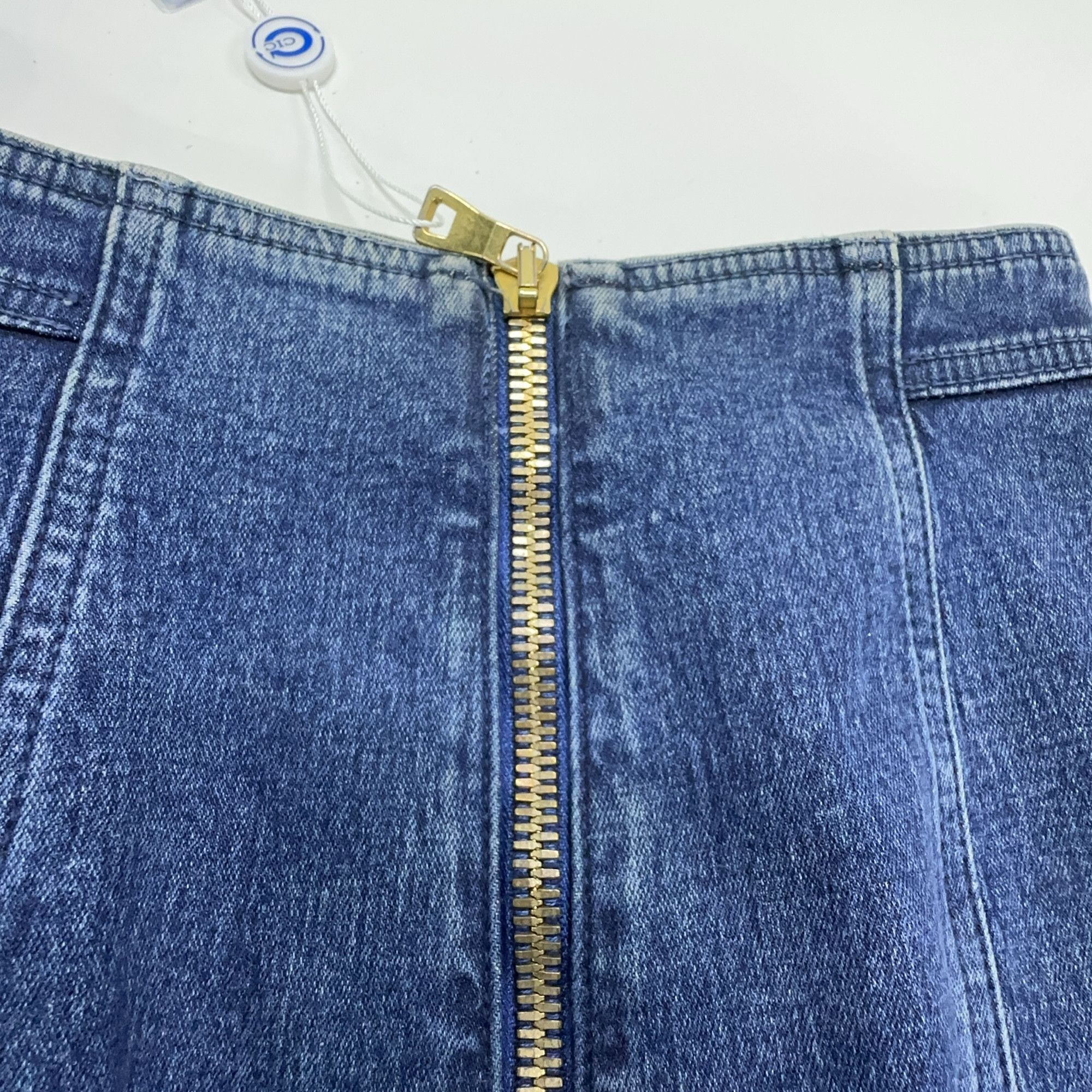 Balmain Balmain Button Detailed Denim Mini Skirt Size 34 Size 24" / US 00 / IT 34 - 11 Thumbnail