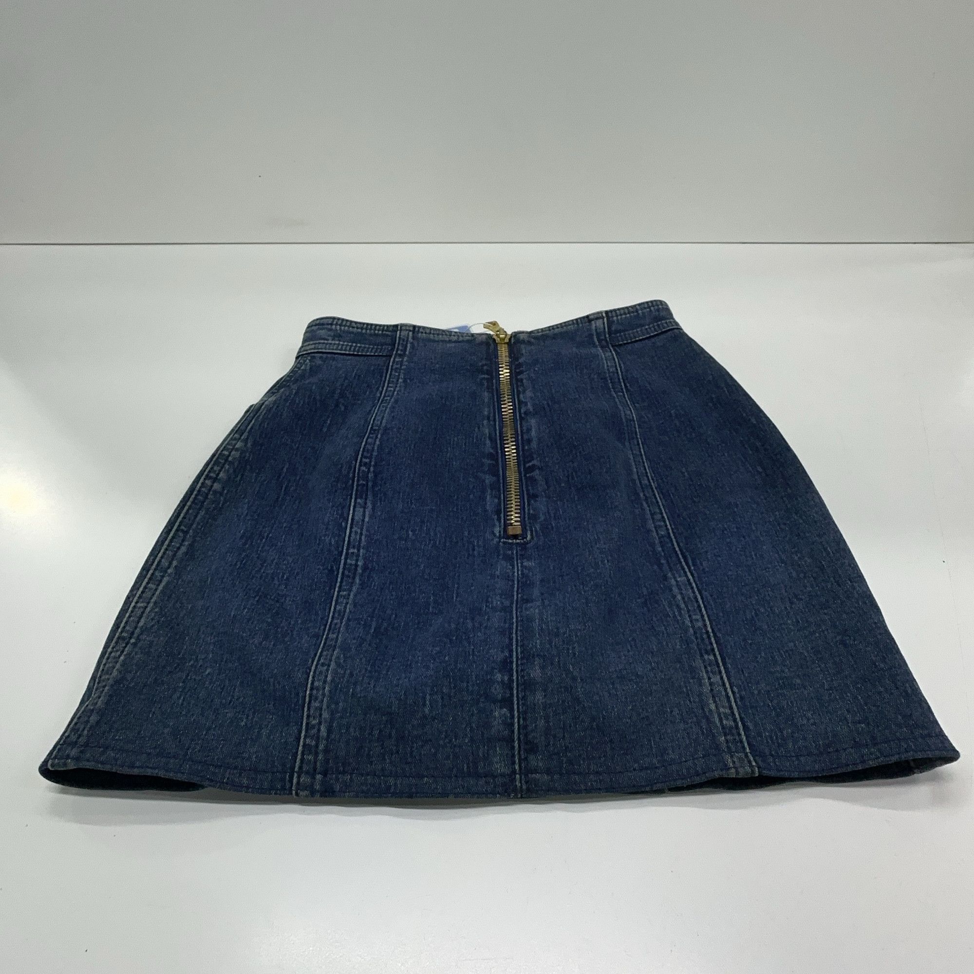 Balmain Balmain Button Detailed Denim Mini Skirt Size 34 Size 24" / US 00 / IT 34 - 10 Thumbnail