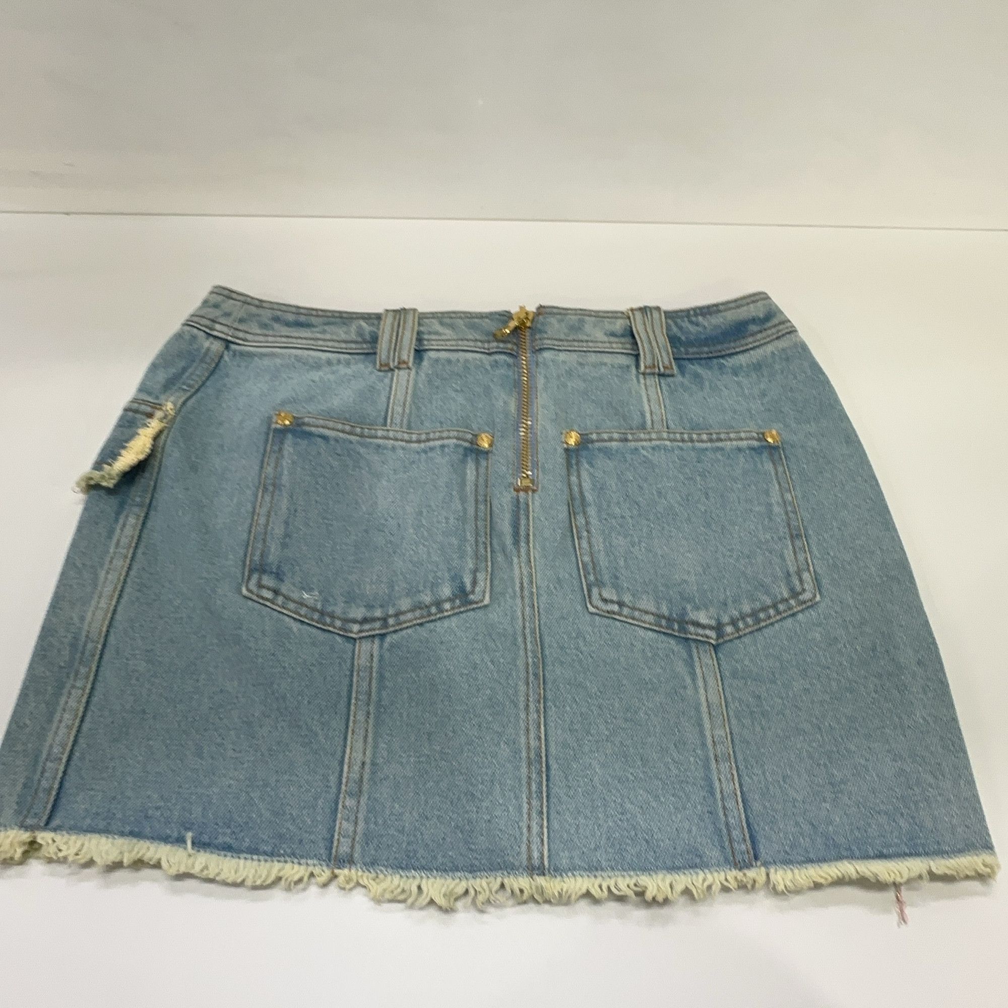 Balmain Balmain Pink Tweed Denim Mini Skirt Size 38 Size 27" / US 4 / IT 40 - 8 Thumbnail