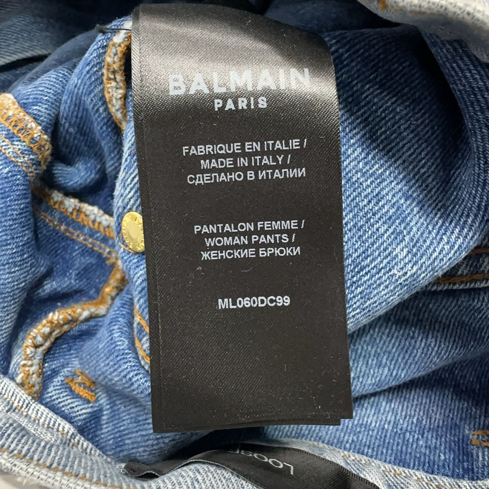 Balmain Balmain Washed Jeans Size 34 Size 25" / US 0 / IT 36 - 4 Thumbnail