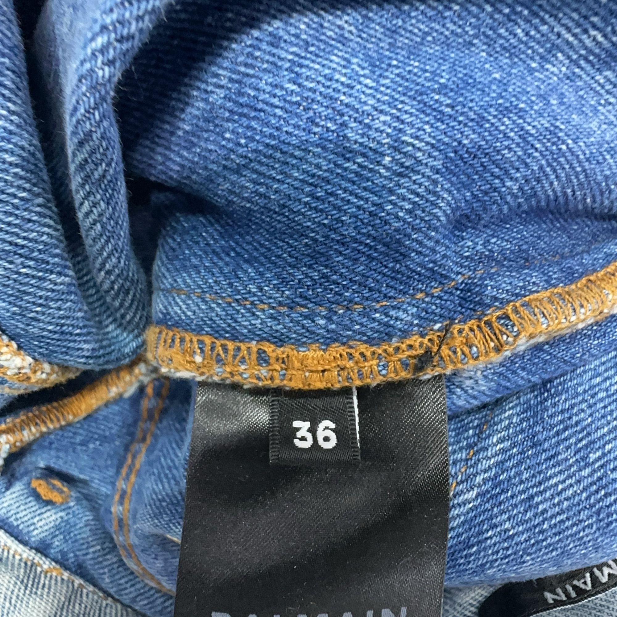 Balmain Balmain Two-Tone Panel Jeans Size 36 Size 26" / US 2 / IT 38 - 5 Thumbnail