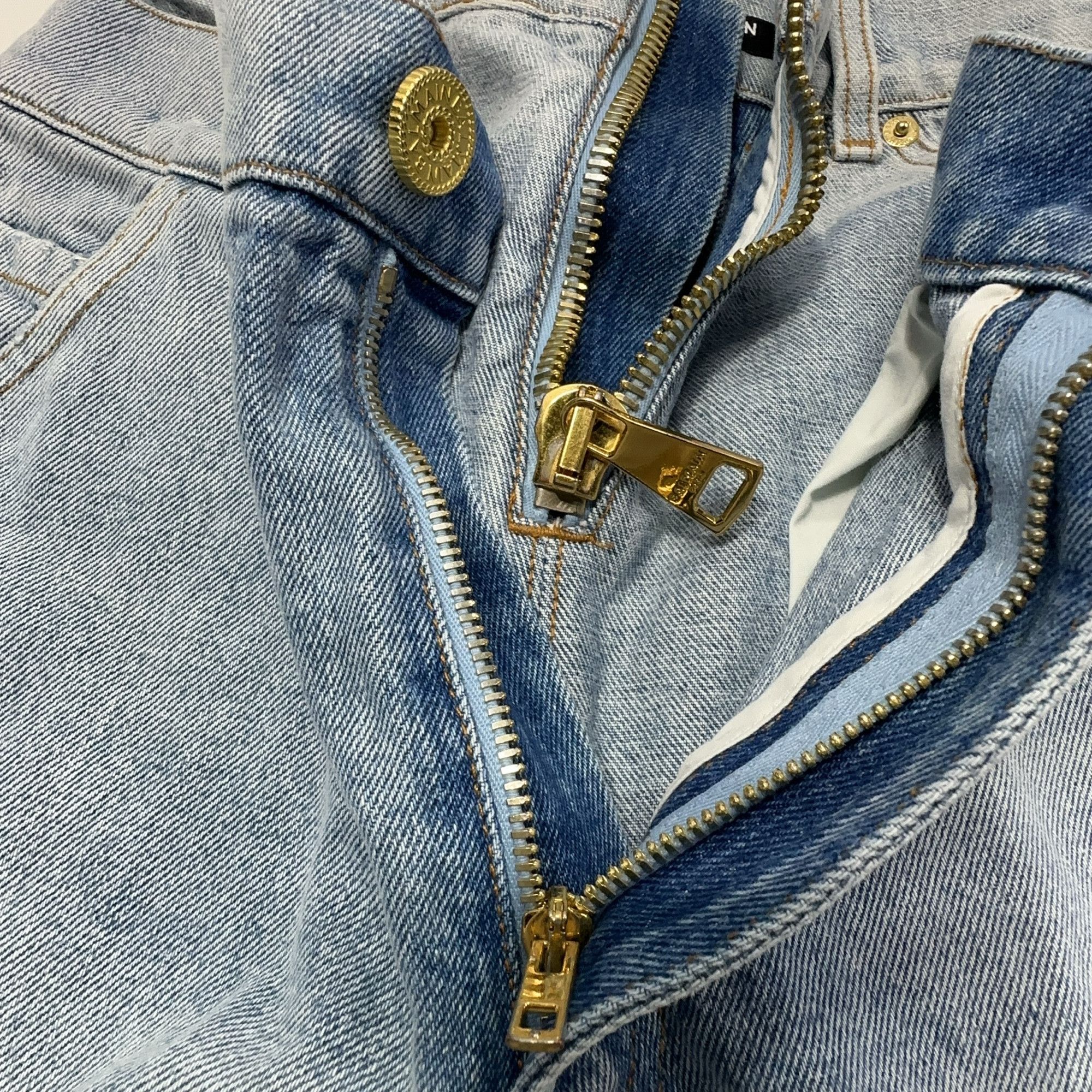 Balmain Balmain Two-Tone Panel Jeans Size 36 Size 26" / US 2 / IT 38 - 6 Thumbnail