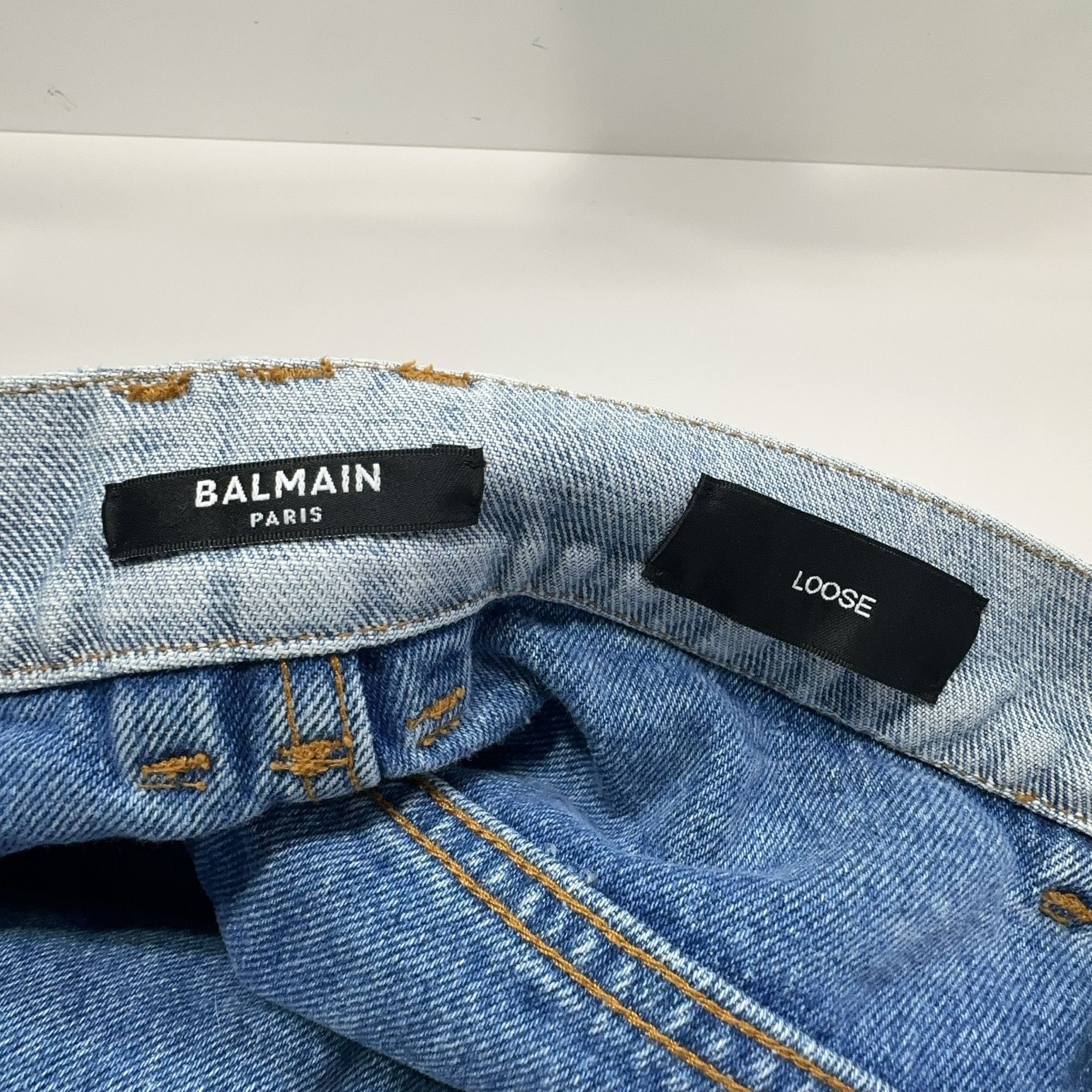 Balmain Balmain Two-Tone Panel Jeans Size 36 Size 26" / US 2 / IT 38 - 3 Thumbnail