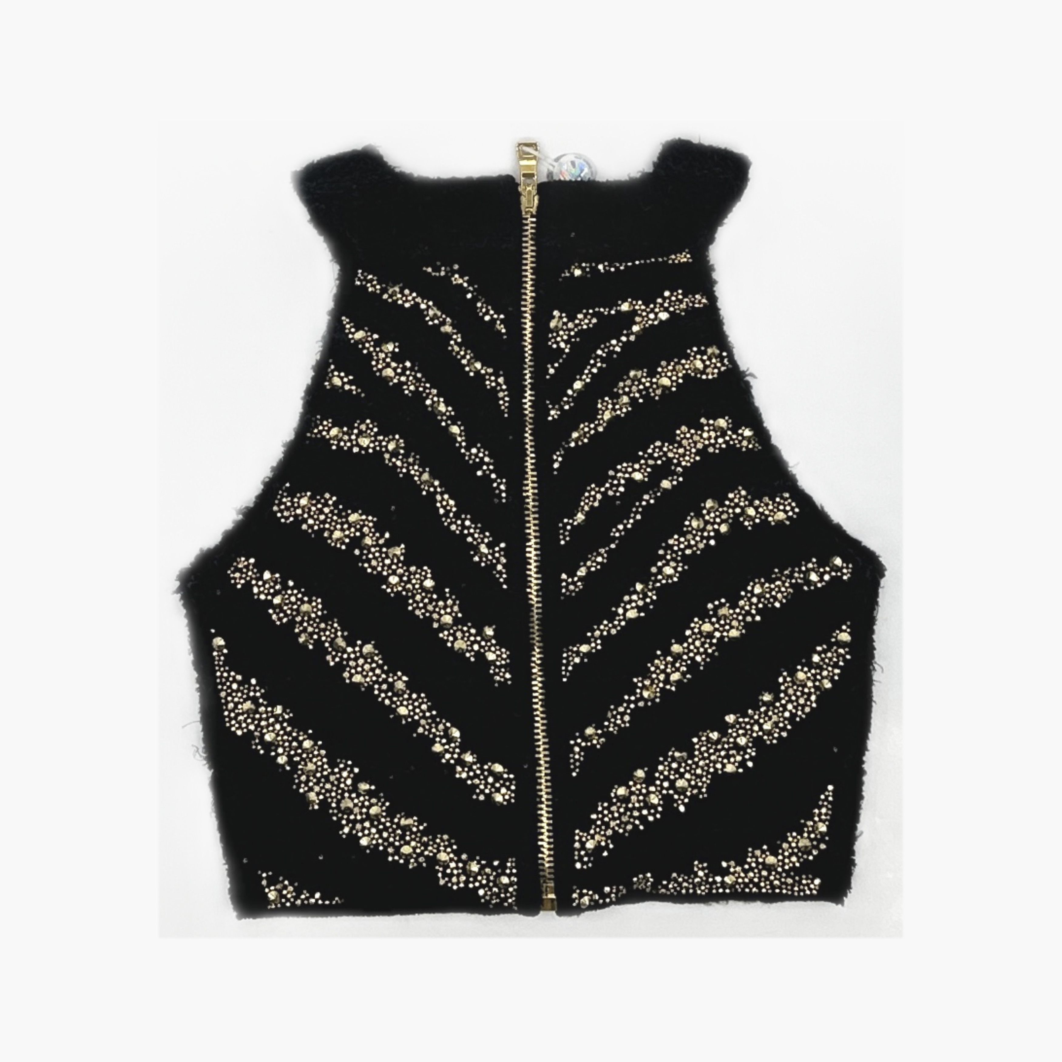 Balmain Balmain Gold Studded Tank Top Size 34 Size XS / US 0-2 / IT 36-38 - 2 Thumbnail