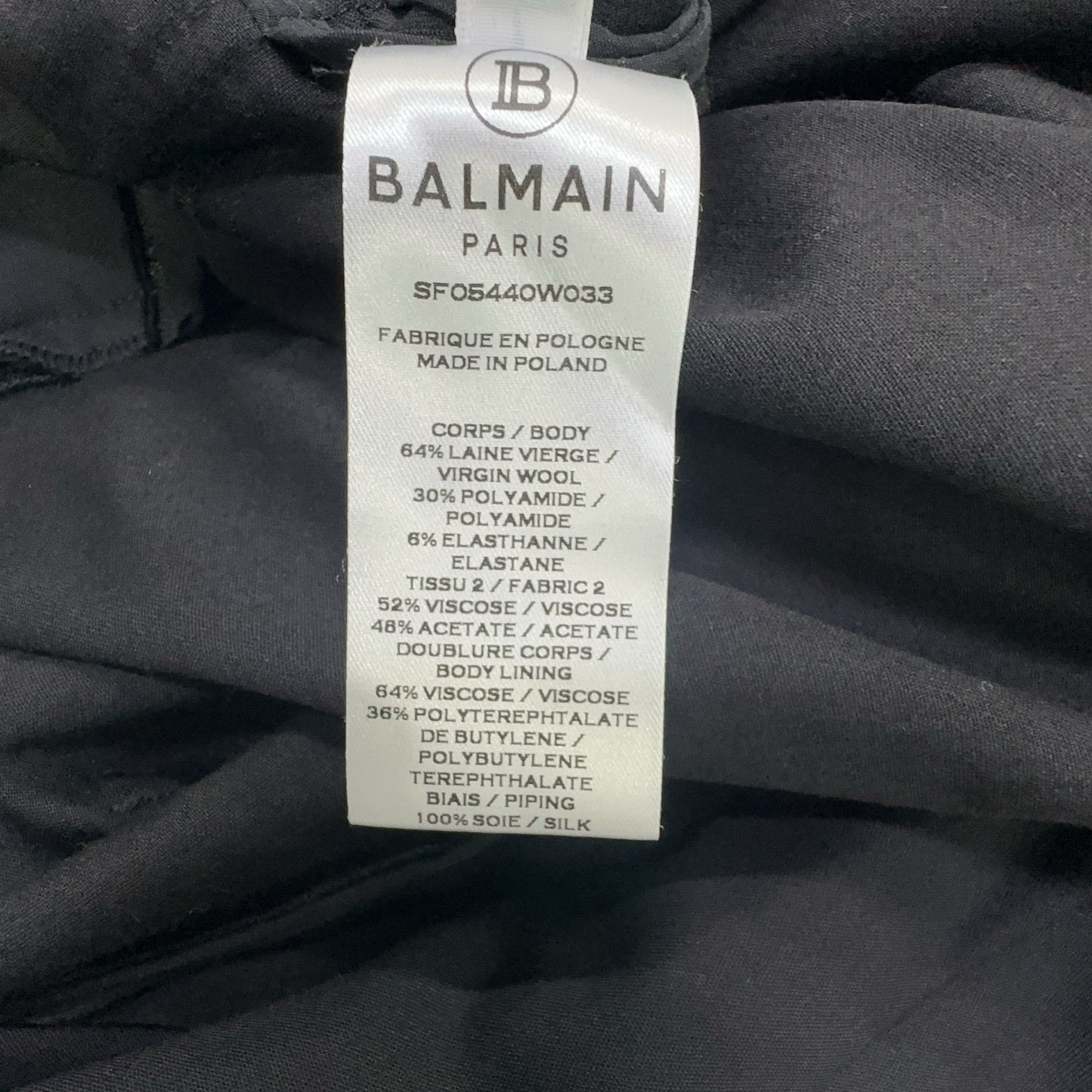 Balmain Balmain Blazer Style Jumpsuit Size 36 Size 26" / US 2 / IT 38 - 6 Thumbnail