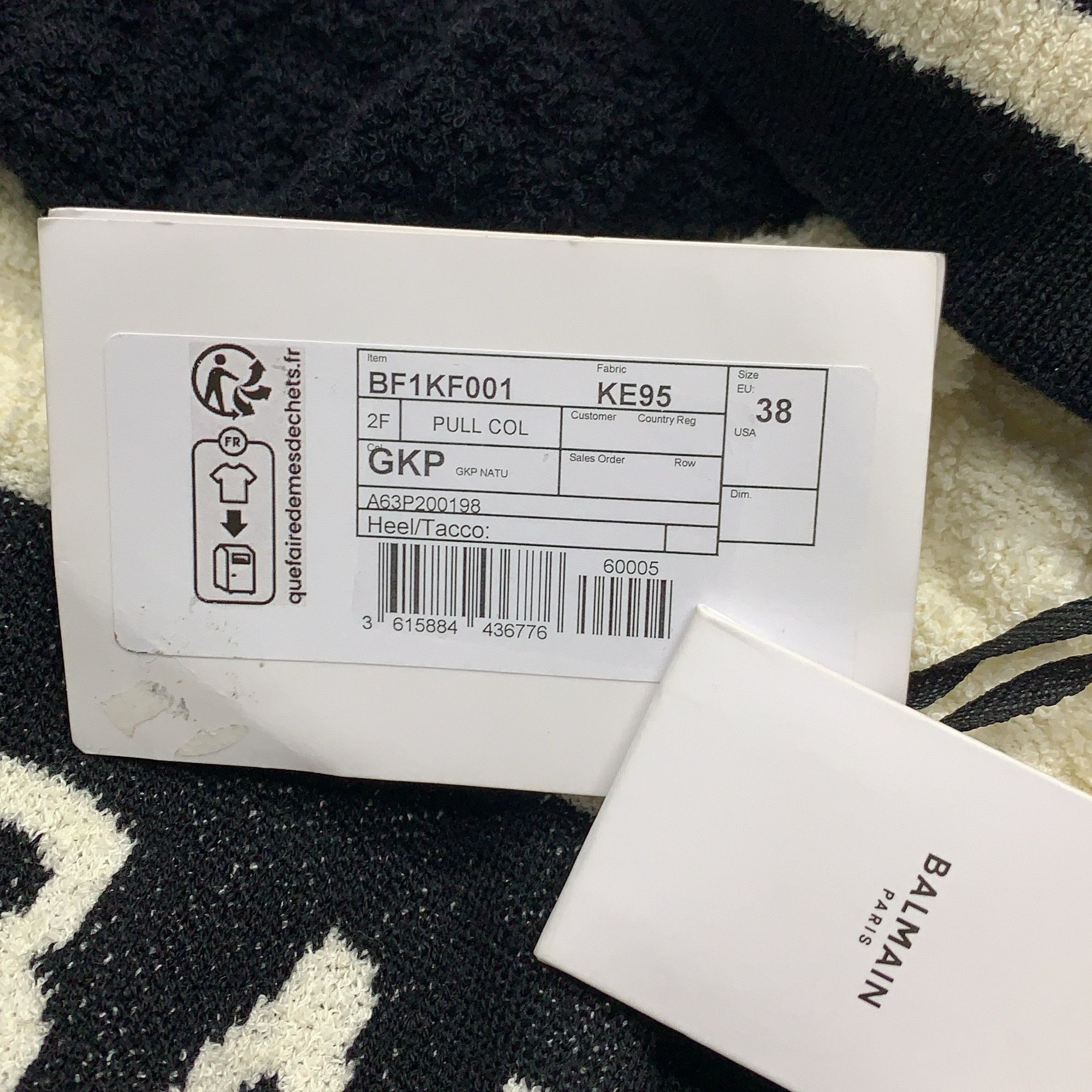 Balmain BALMAIN Logo Stripe Sweater Size 38 Size S / US 4 / IT 40 - 3 Thumbnail
